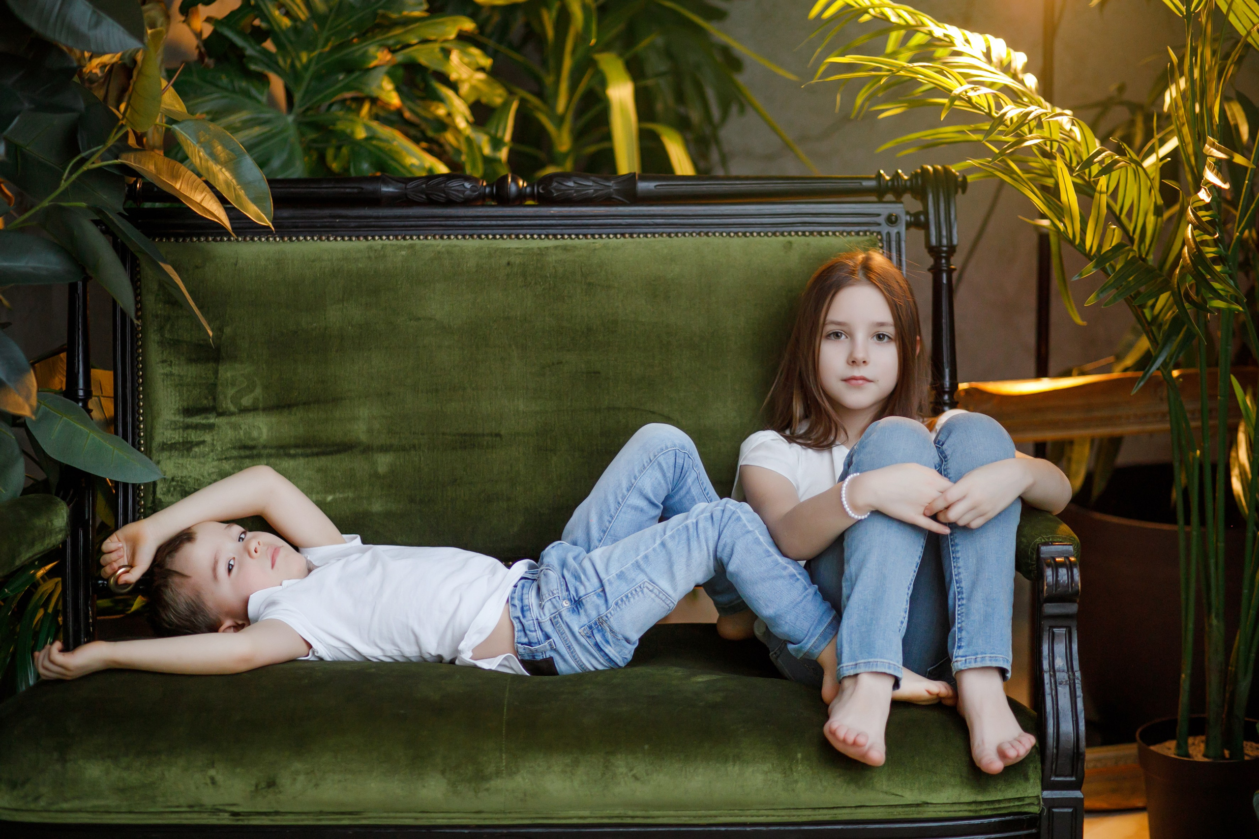 Семейное. Лена, Надя и Тимошка. Школьные альбомы, Семейные съемки, Портреты, Фотограф Елена Кузнецова