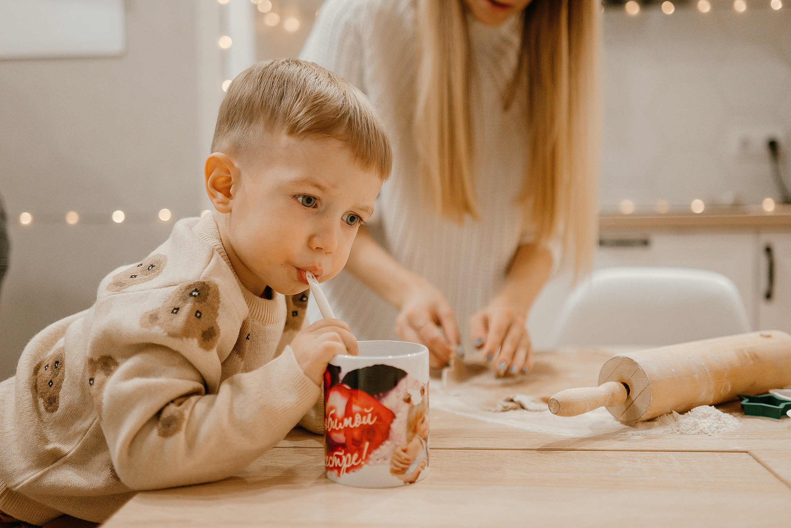 Домашняя новогодняя история. Свадебный и семейный фотограф в Ростове-на-Дону Алина Астахова