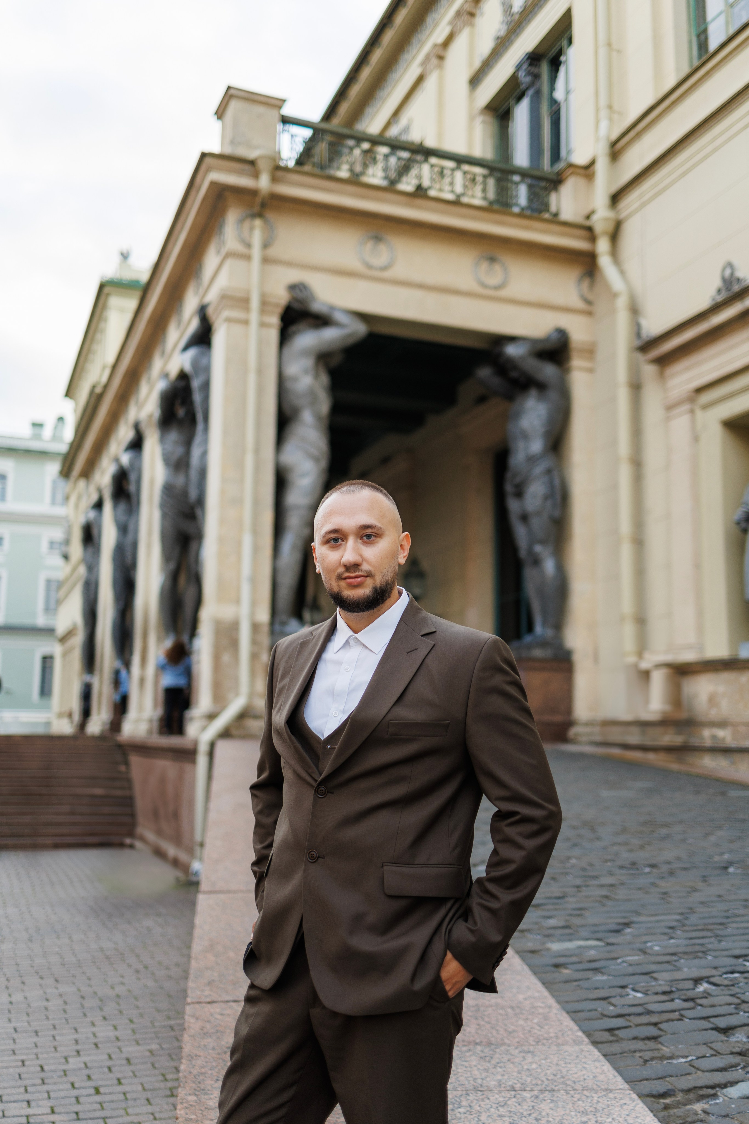Руслан и Виолетта — Исаакий, Зимняя канавка. Боженова Елена фотограф Санкт-Петербург