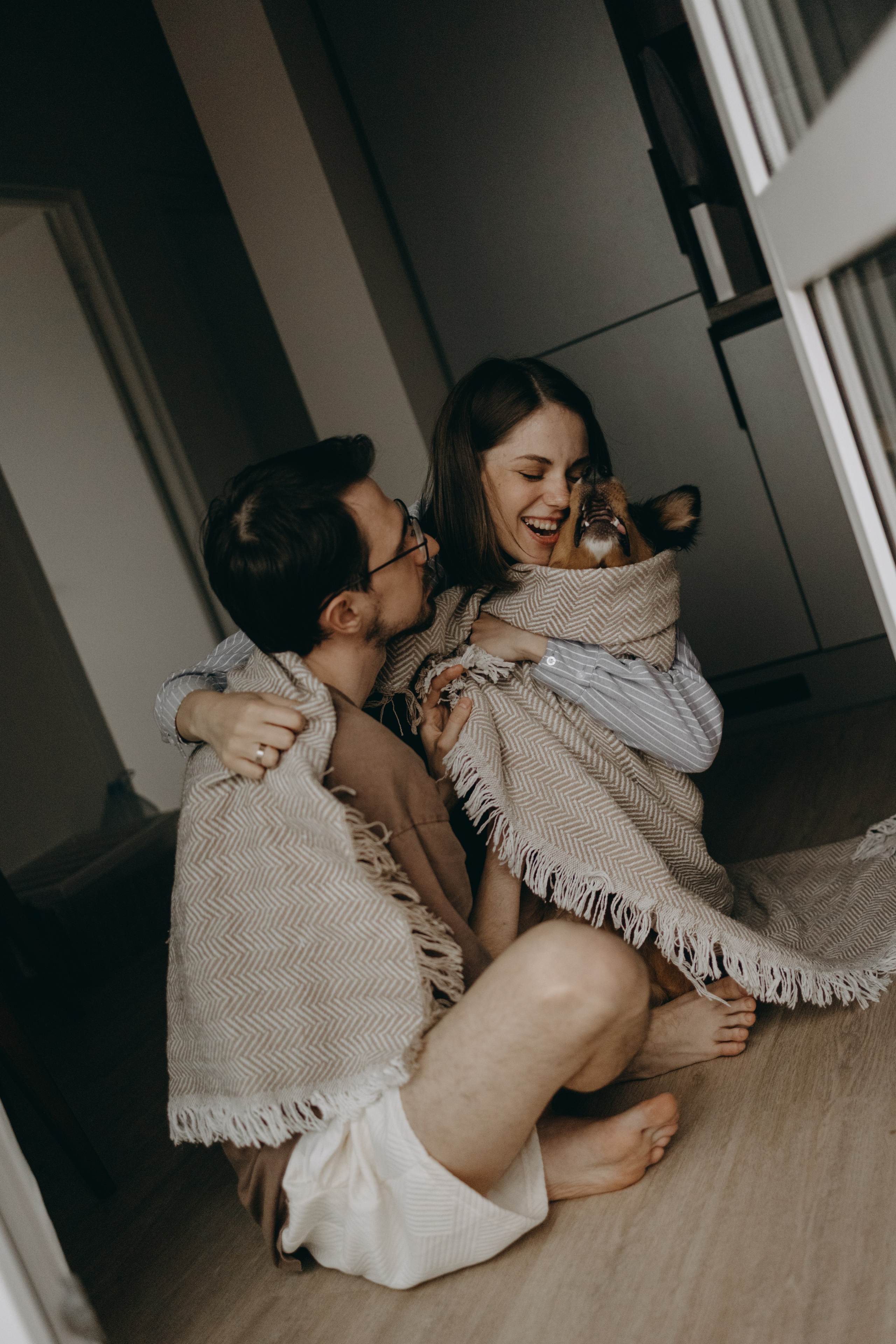 Настя, Никита и их Гром и Мяу. Фотограф — Анималист | Санкт-Петербург