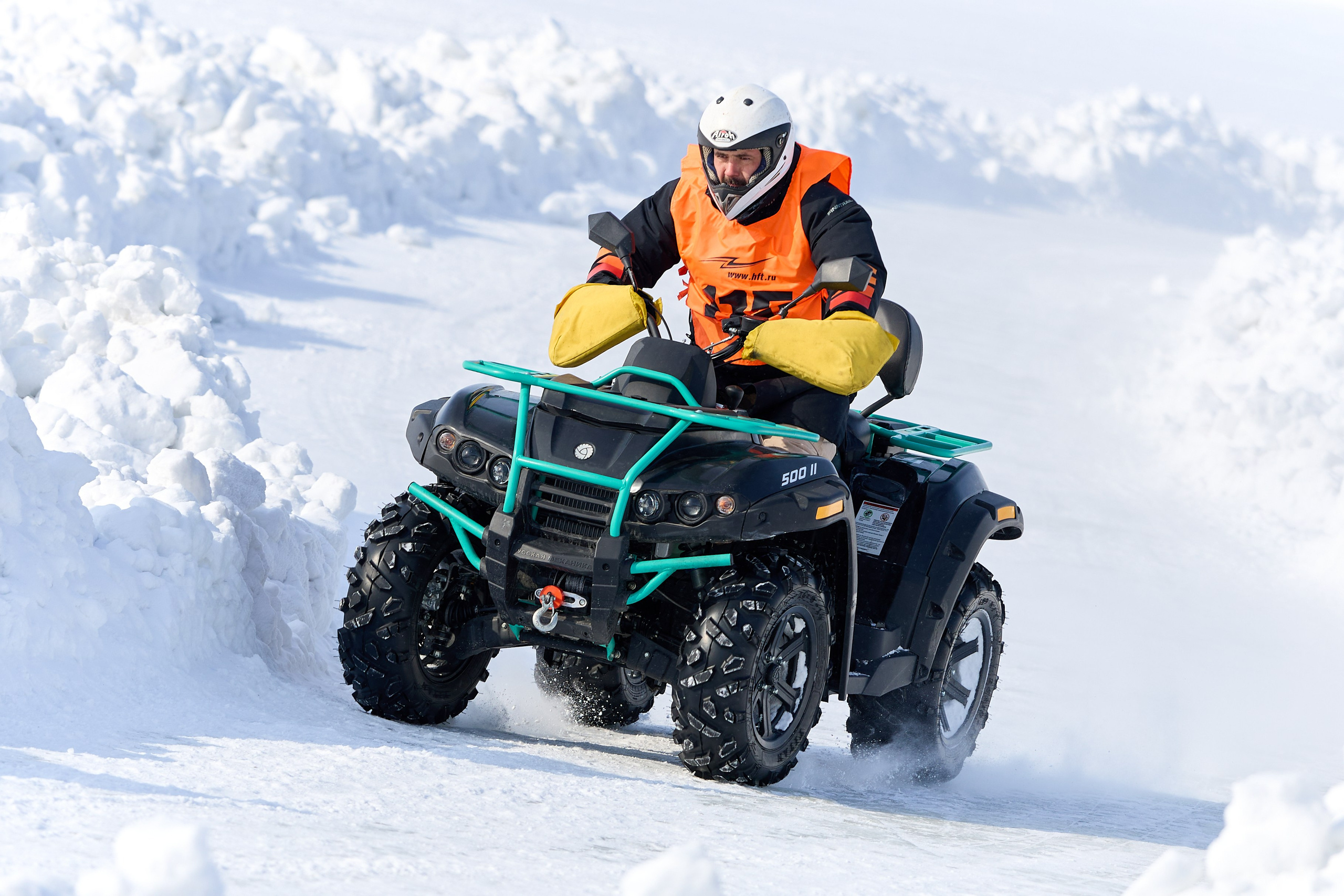 Топим Лёд — 2026. Соревнования на квадроциклах. Фотограф в Новосибирске Алена Скокова