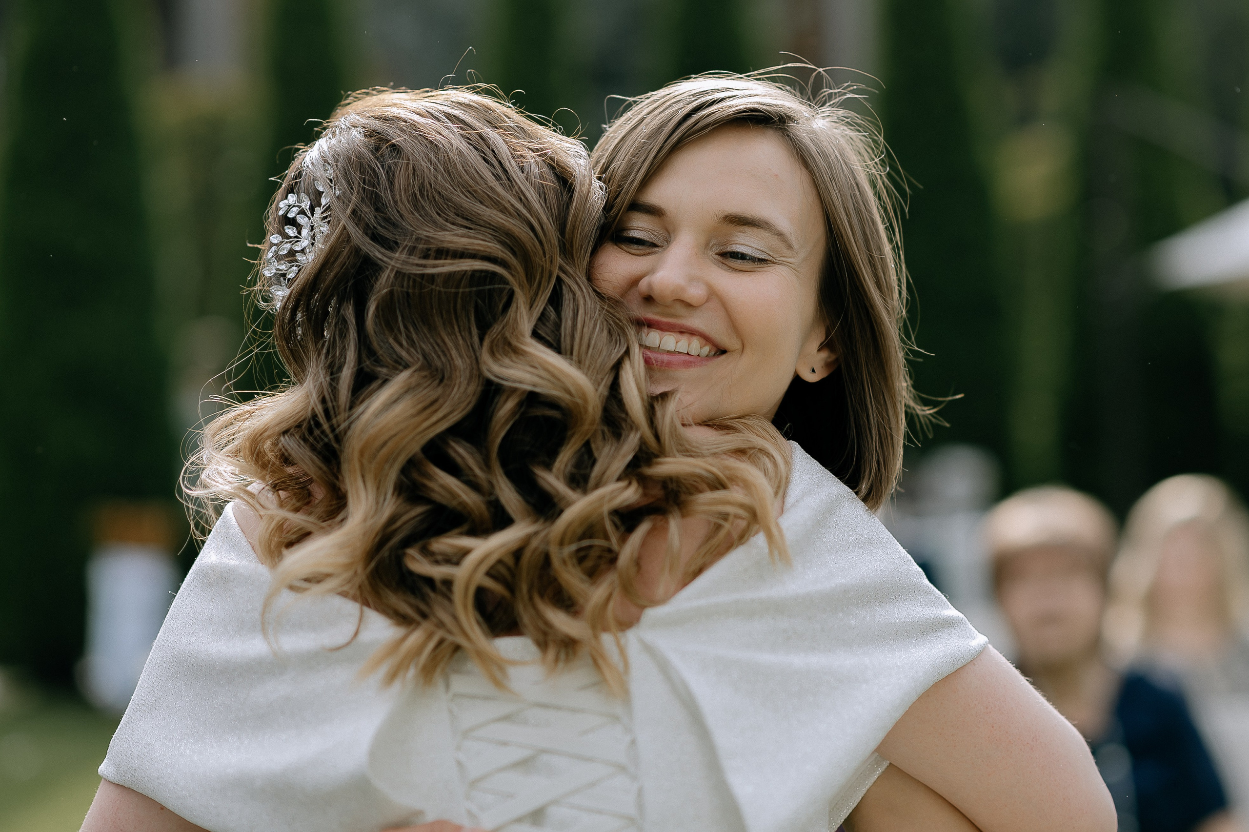 Поздравление гостей после выездной регистрации