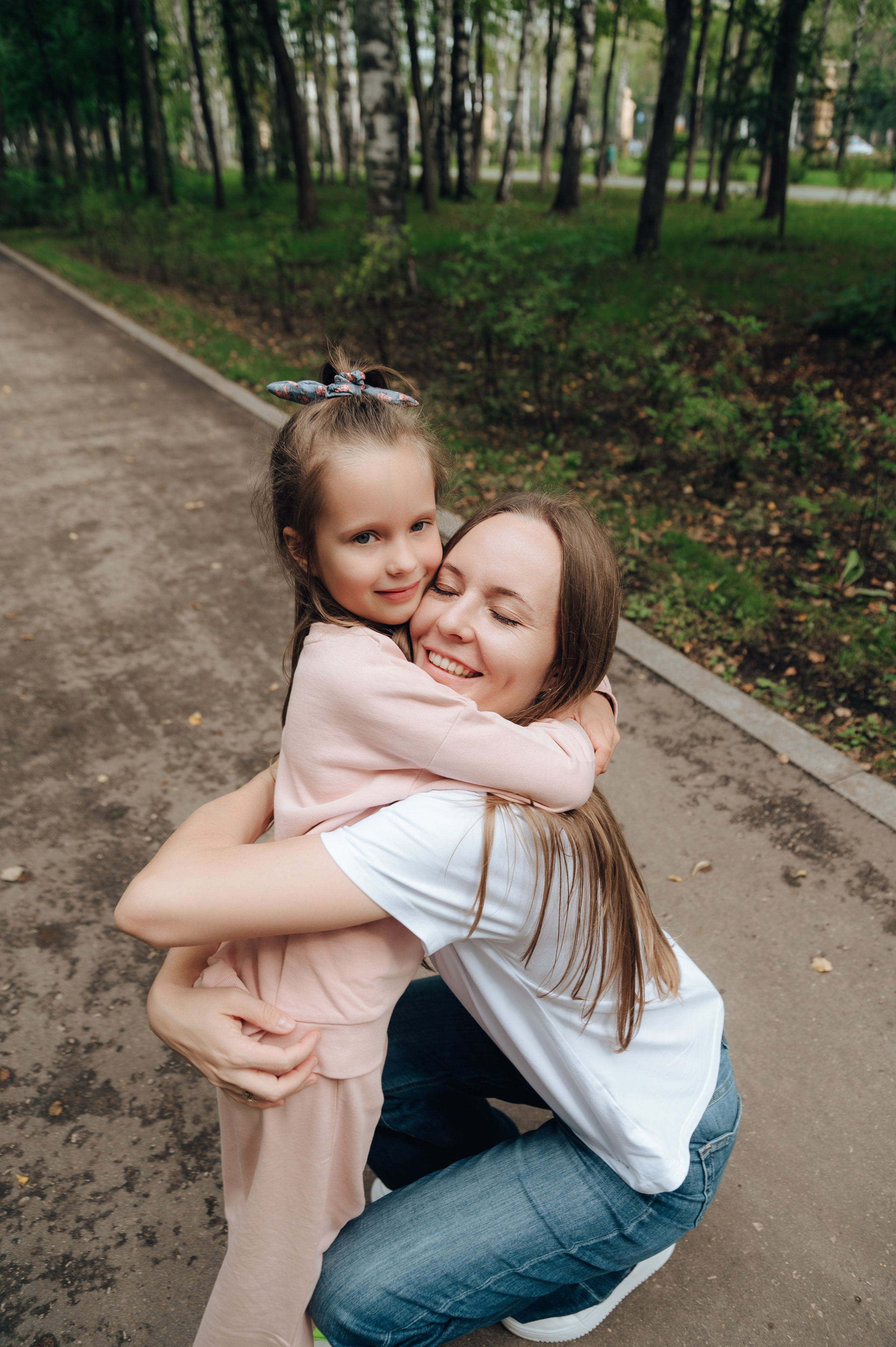 Трое в парке и меховой шар. Детский и семейный фотограф Катерина Мишина