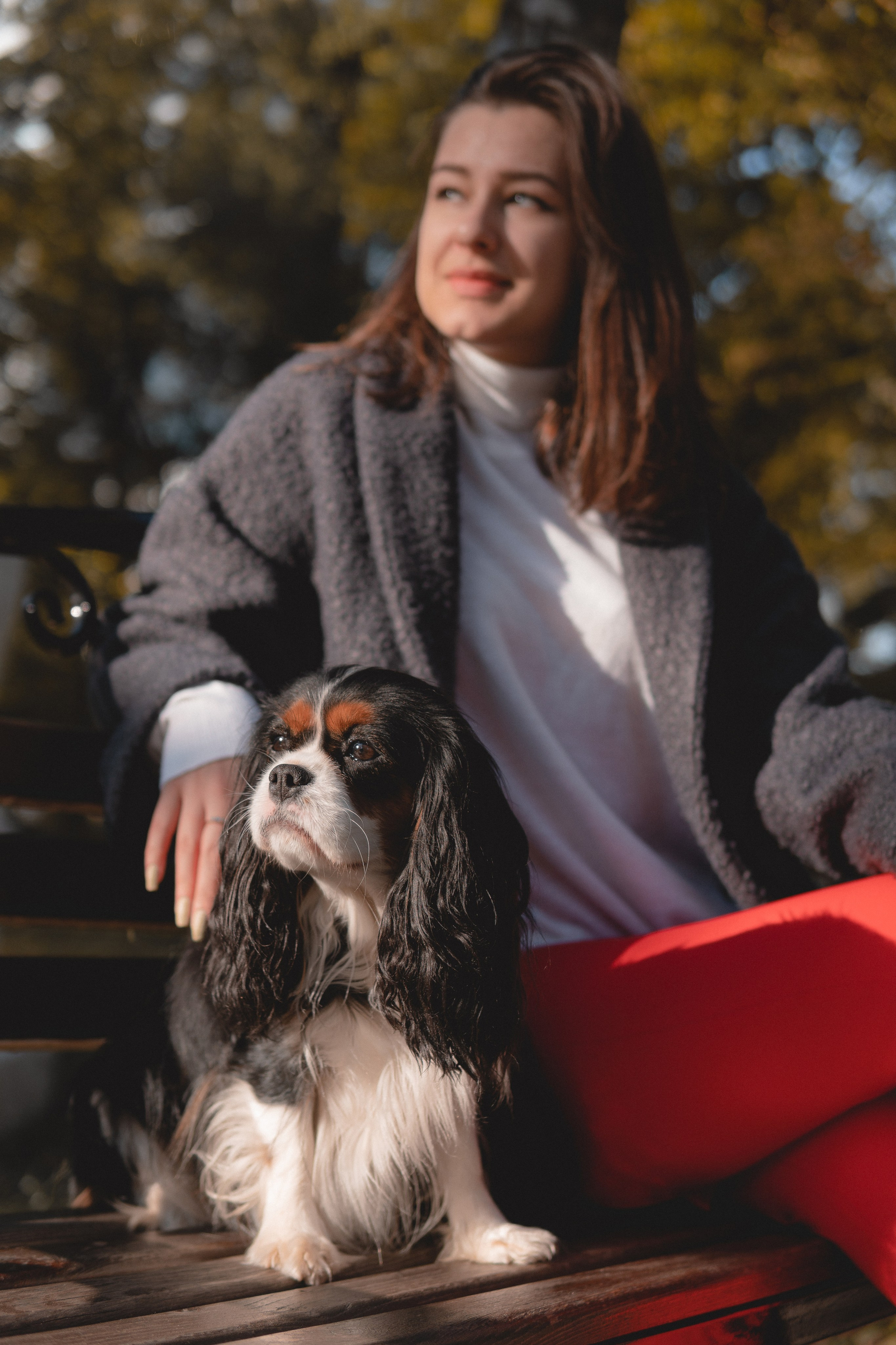 Катя и Беки: история о кофе в парке. Портретный и репортажный фотограф в Воронеже: Анастасия Пузикова