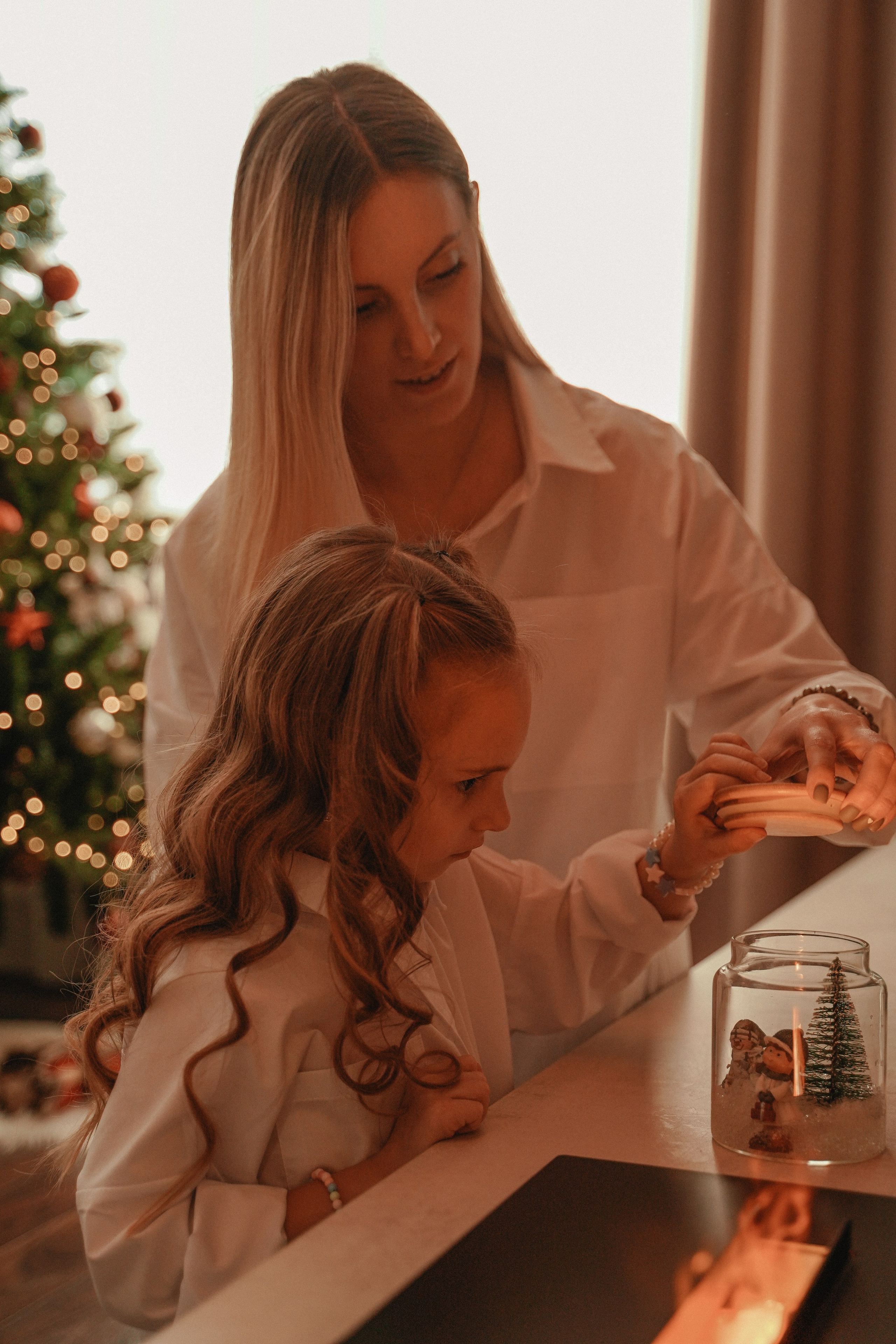 Домашняя Новогодняя фотосессия. Семейный и женский фотограф в Краснодаре Анастасия Приймак