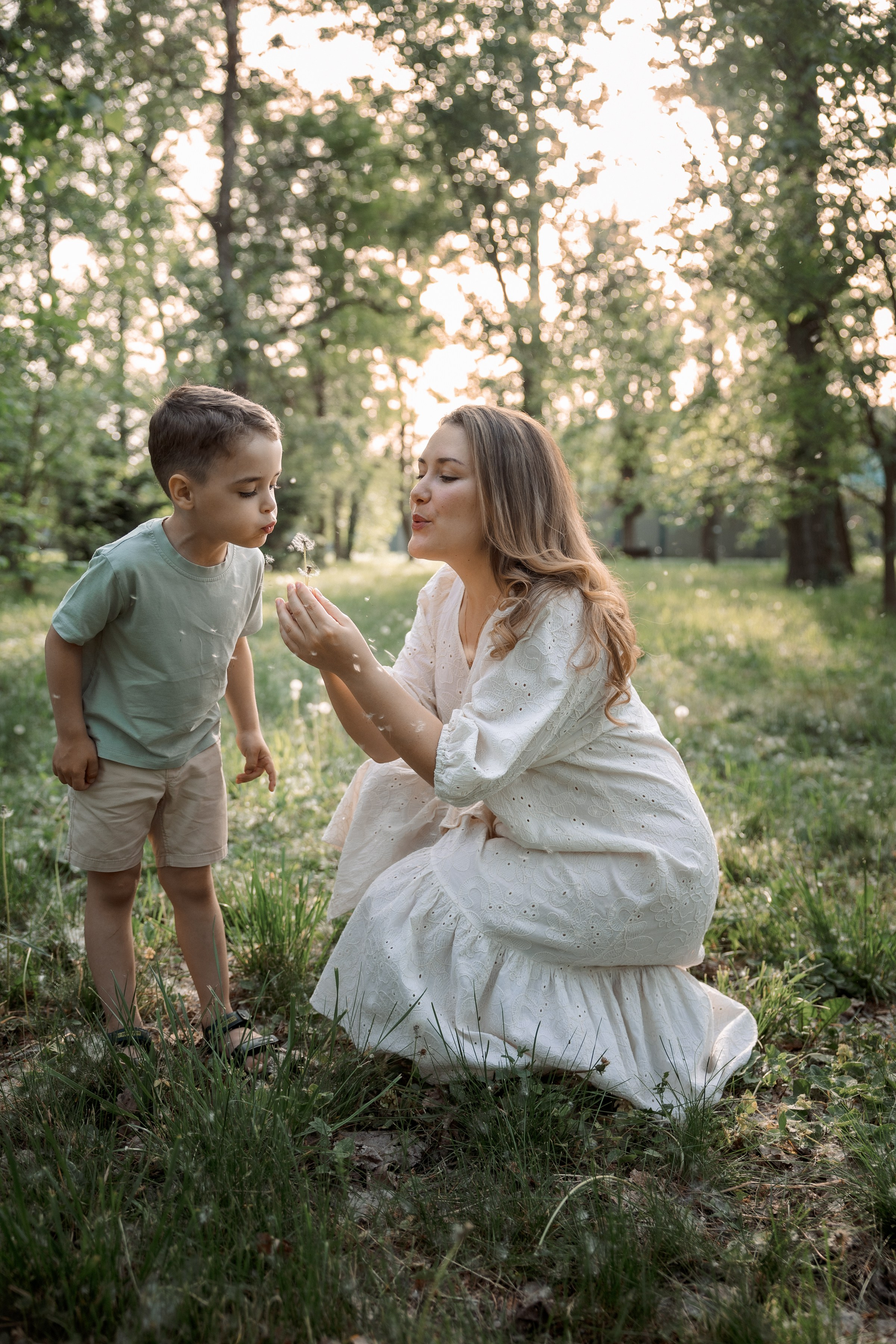 Мама и сын — прогулка в парке. Семейный и детский фотограф в Краснодаре Ксения Новикова