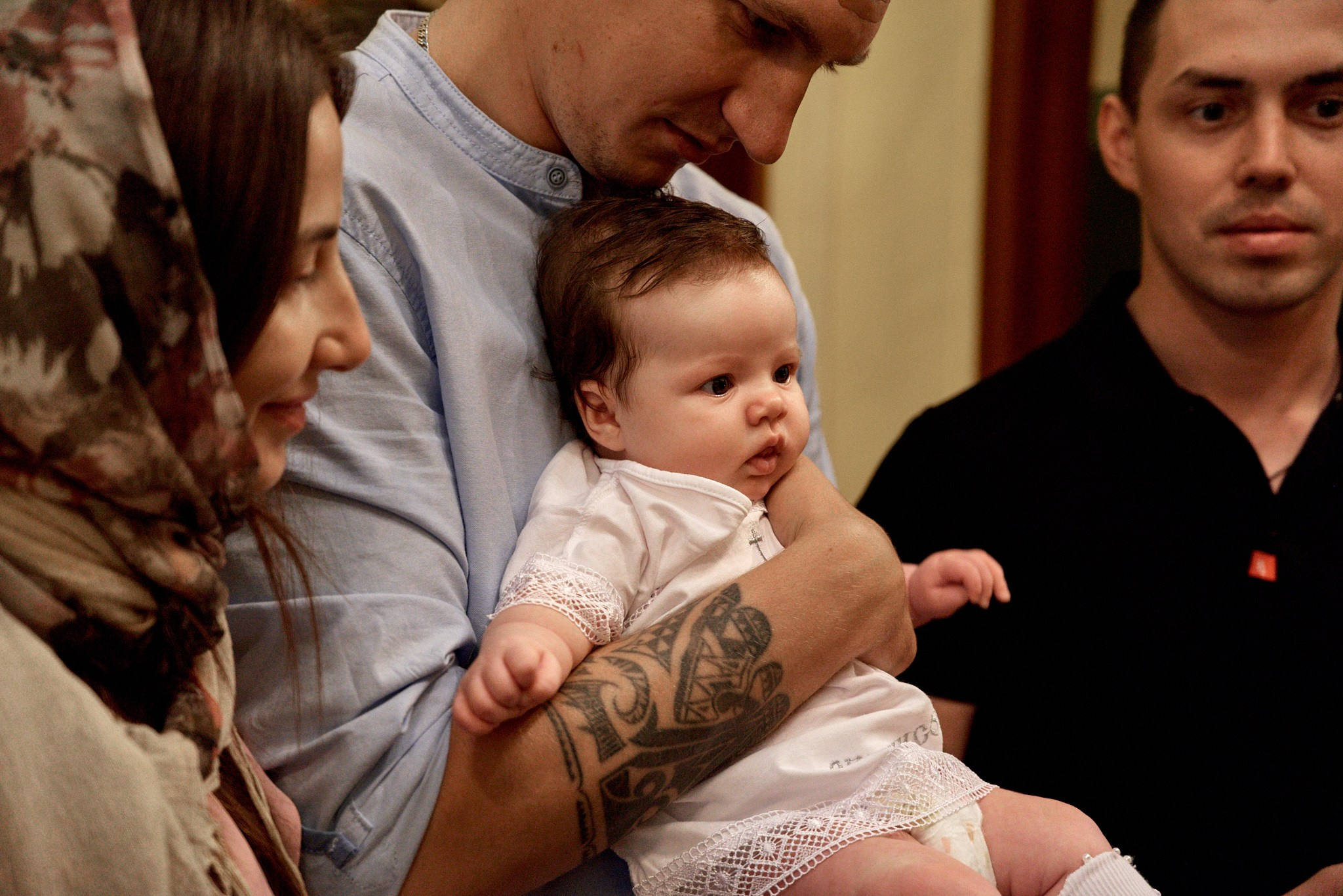 Фотосессия крещение Варвары