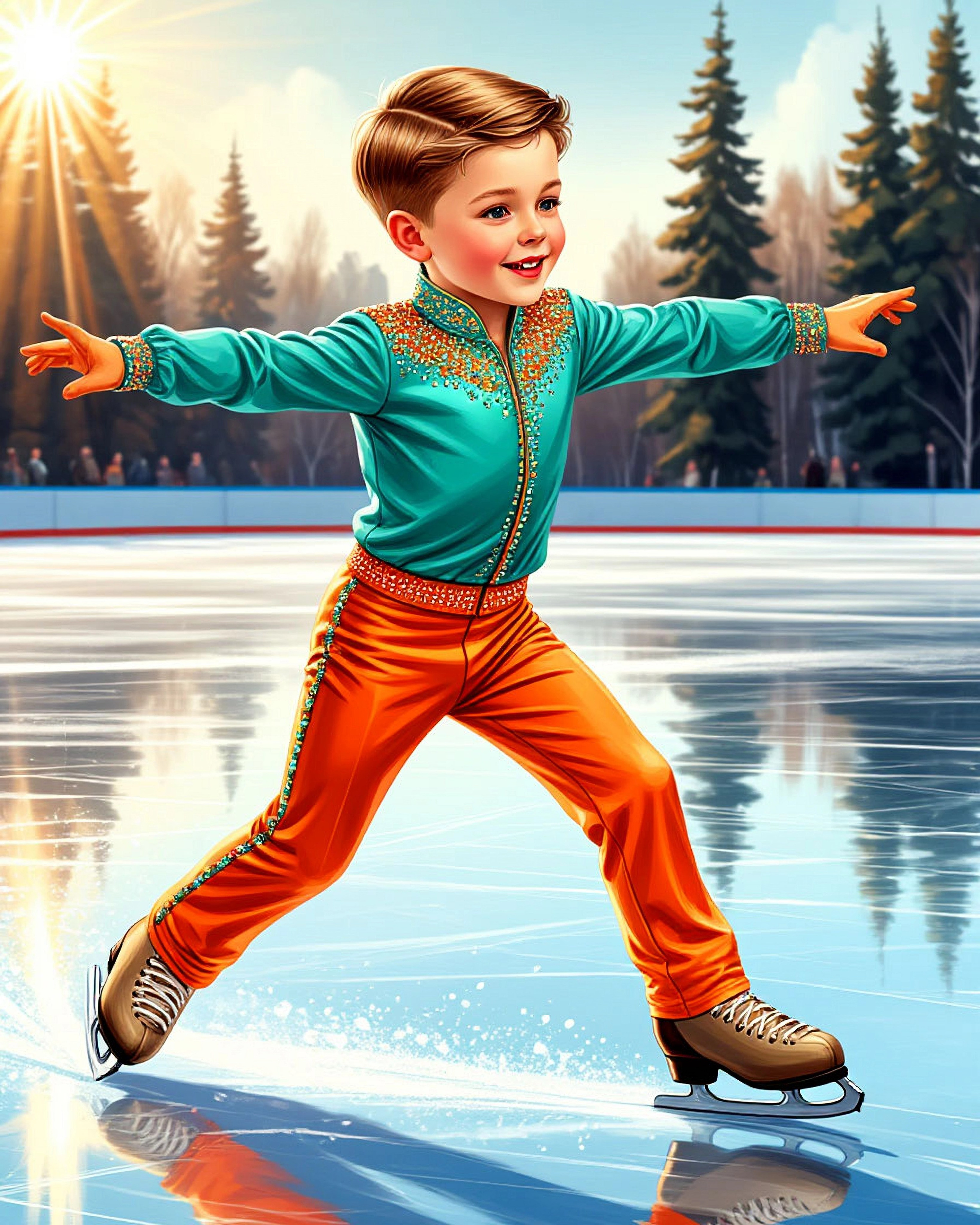 ФК мальчики с ФОНОМ. Фигурное катание для взрослых и детей на Васильевском 🌟