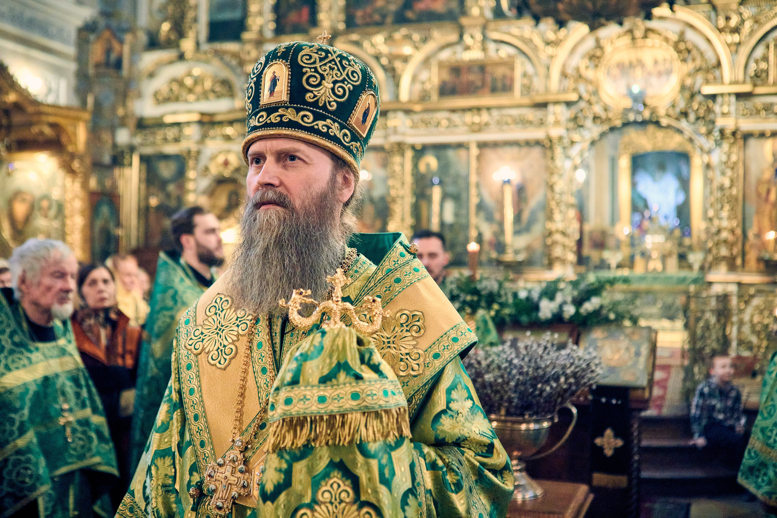 На всенощном бдении под Неделю ваий. DMITRY MOISEENKO — фотограф, художник, топ-стилист