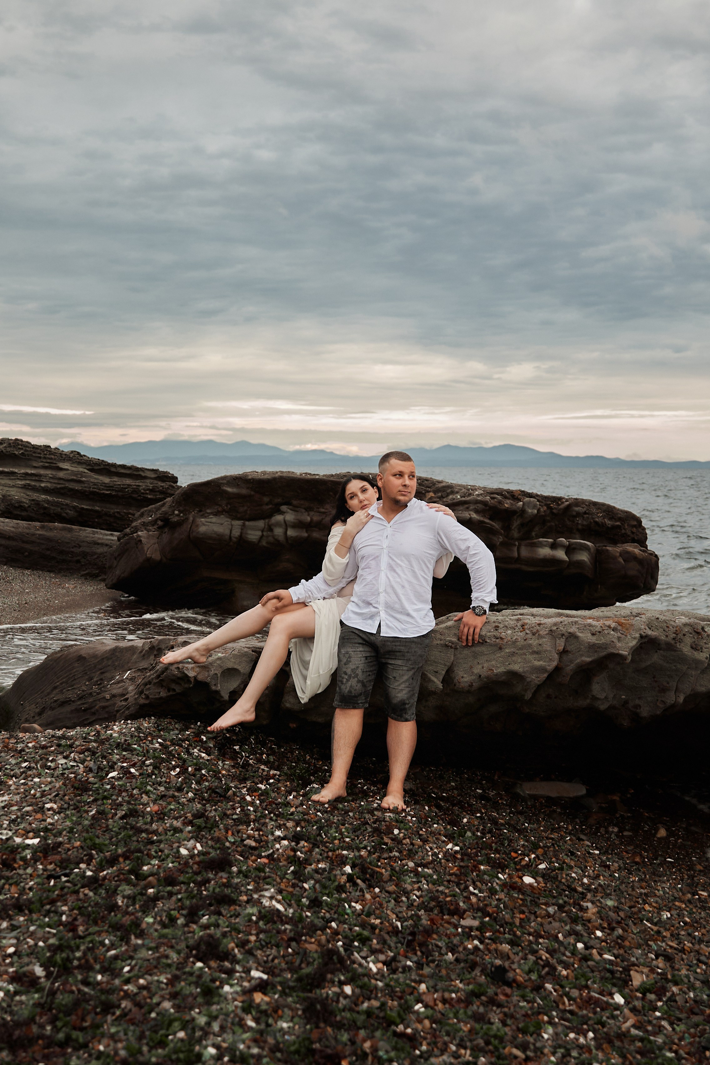 Антон и Лиза. Фотограф женского портрета, беременности и материнства Харькова Елена