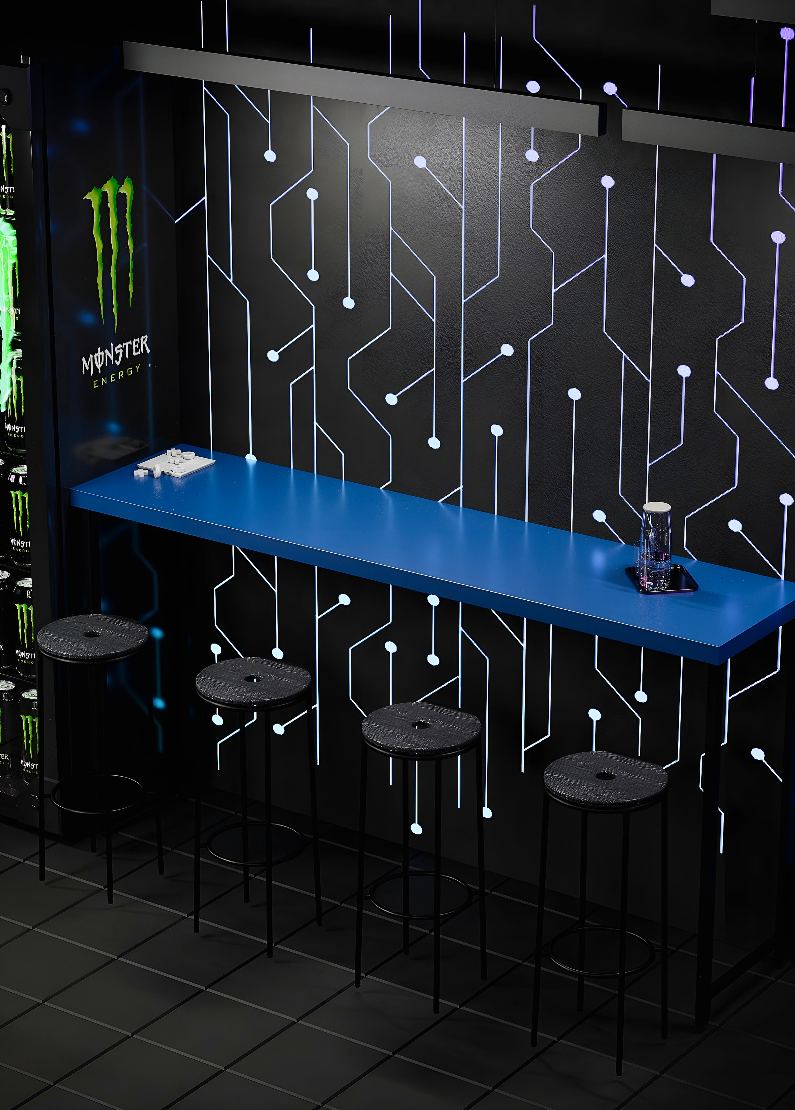 Компьютерный клуб «Soul Game» г. Санкт-Петербург. Батракова Наталья дизайнер интерьеров Санкт-Петербург Москва Архангель