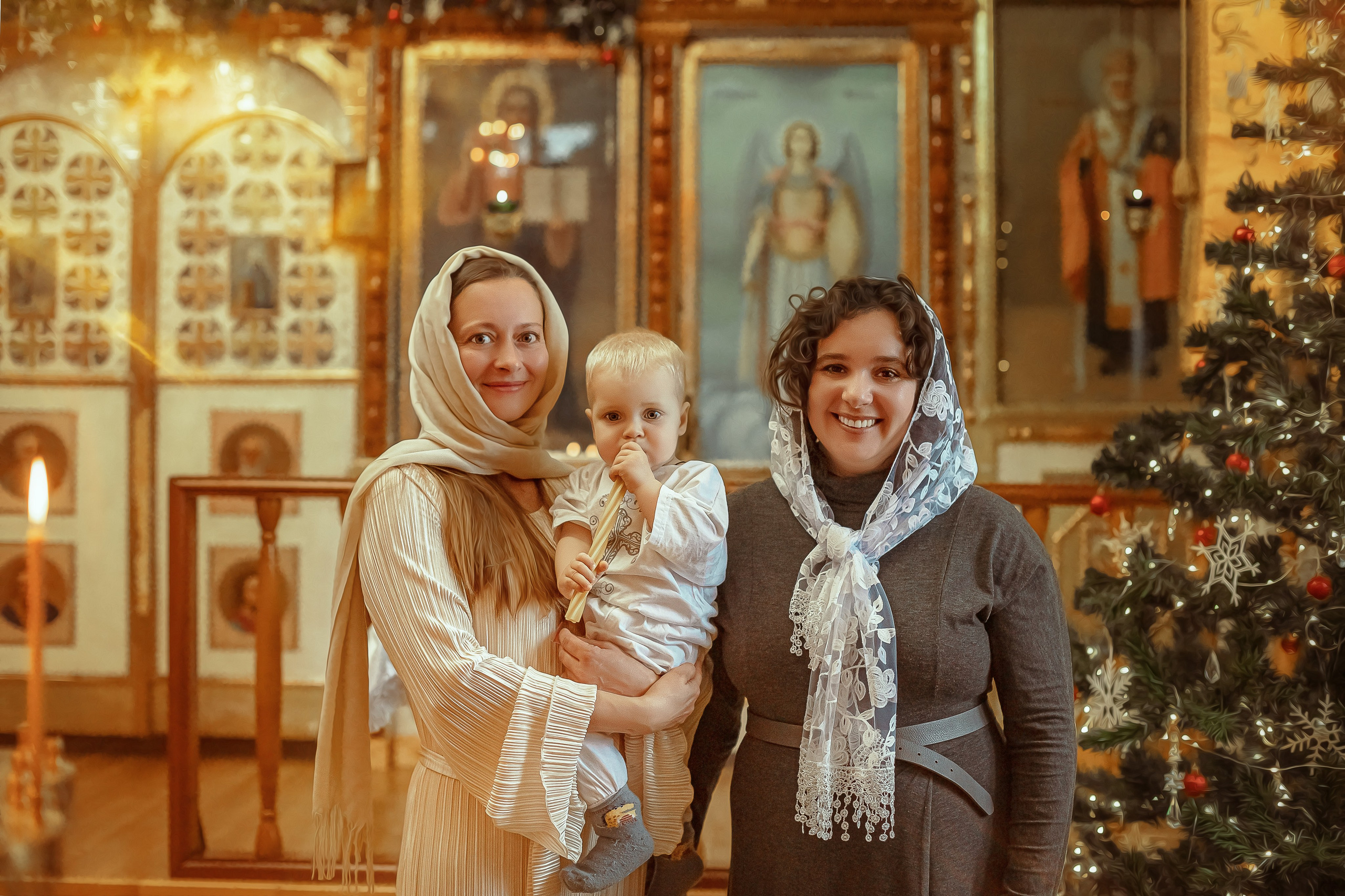 Фотосъемки Крещения. Семейный и детский фотограф в Крыму Екатерина Швец