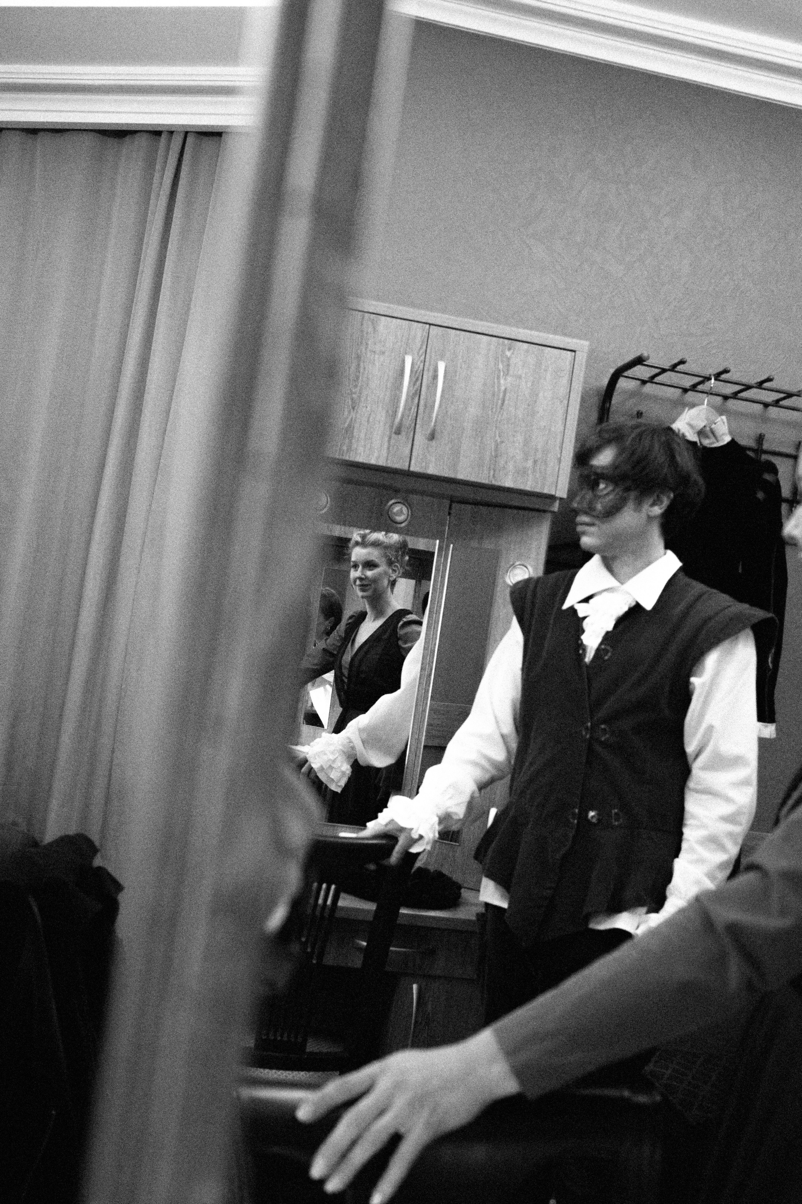 Theatre backstages. Portrait and backstage photographer Nina Crane