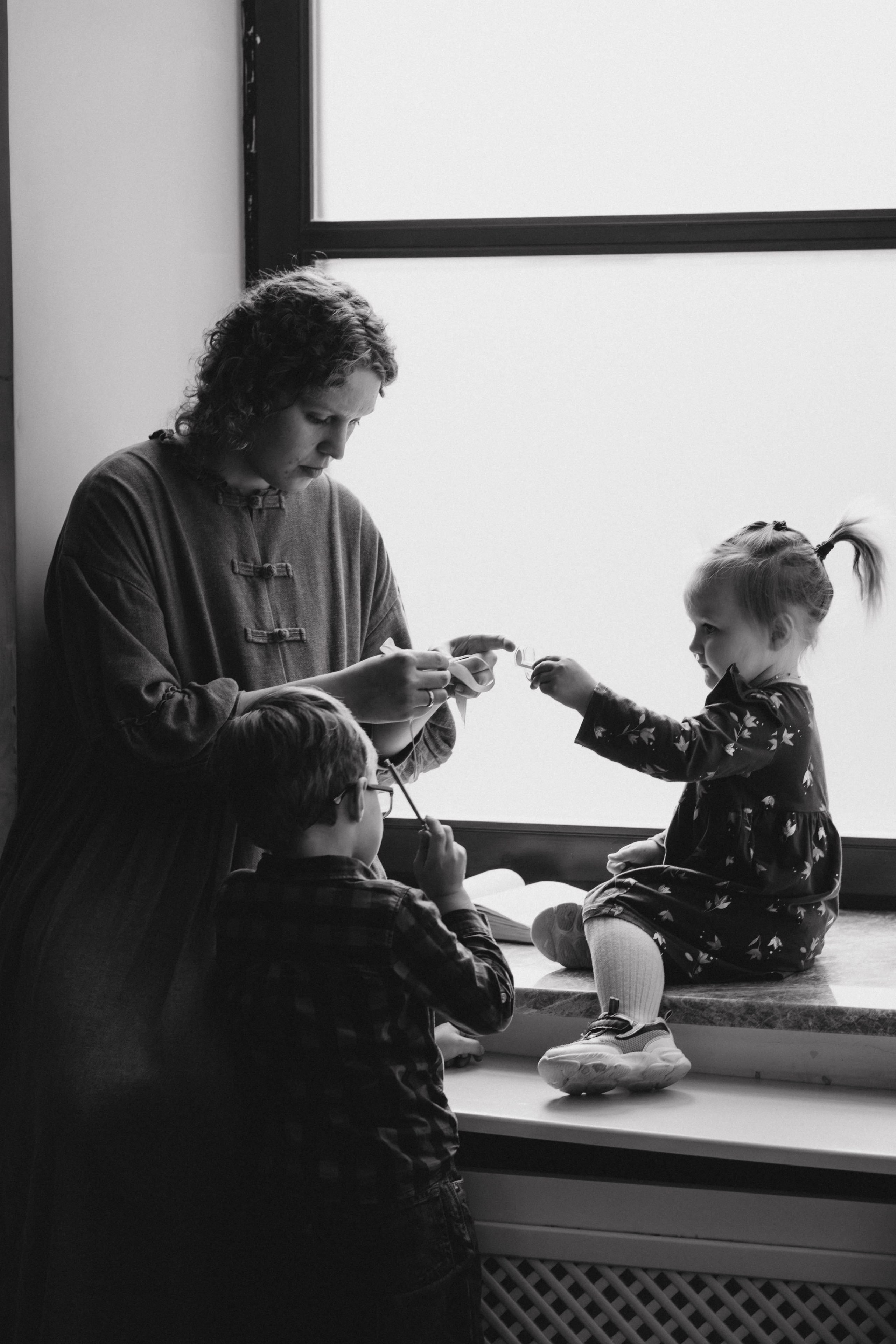 Крещение Миропии Лихов переулок ПСТГУ. Фотограф Москва Валерия Веденина