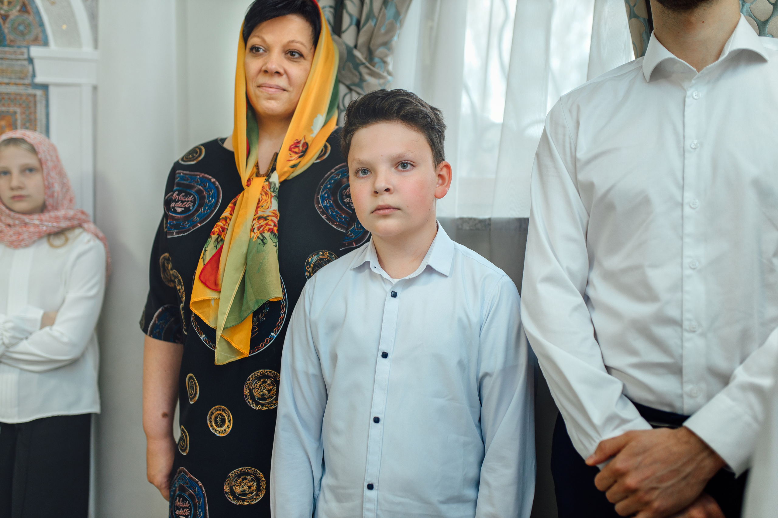 Таинство крещения Софии, апрель 2024