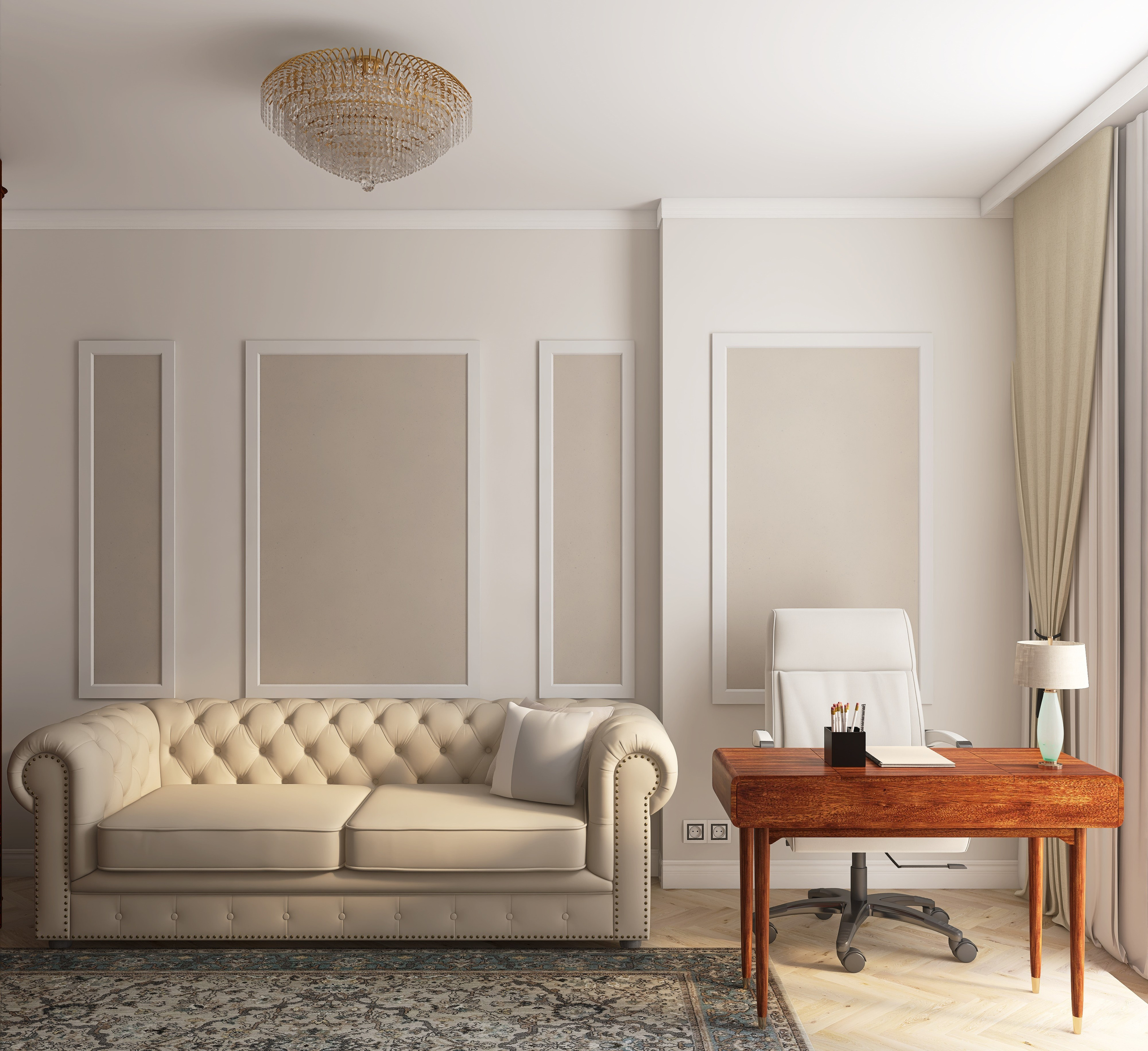 Современный классический интерьер. Главная