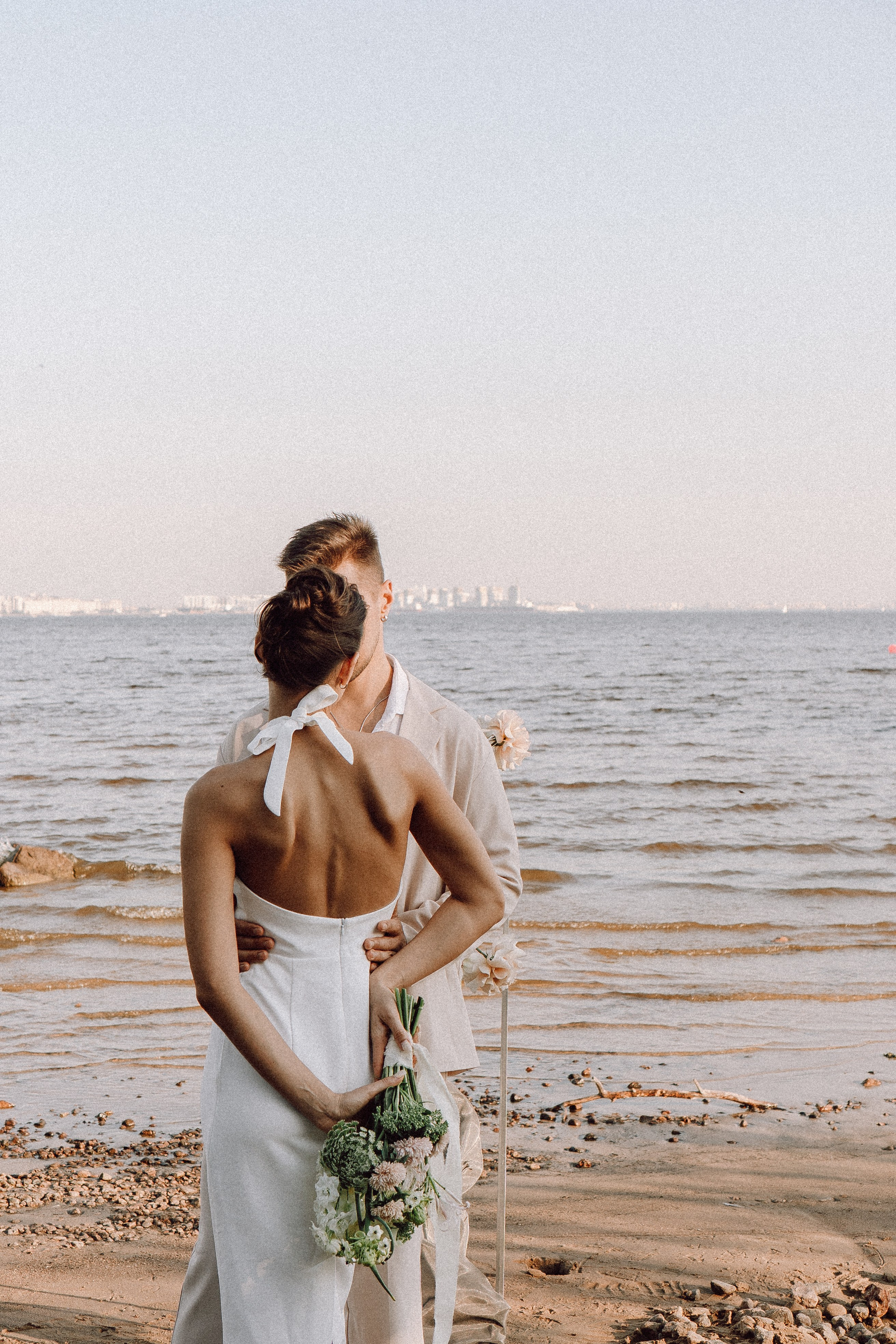 СВАДЕБНАЯ ФОТОСЕССИЯ ВЫЕЗДНОЙ ЦЕРЕМОНИИ (ФИНСКИЙ ЗАЛИВ). Профессиональный фотограф, Санкт-Петербург — Виктория Богомолова