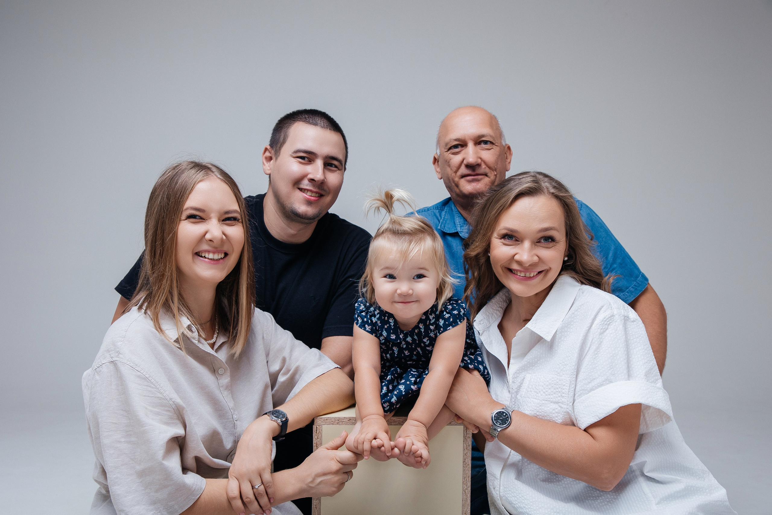 Настя и семья. Фотограф Денис Лесковский (Тюмень)