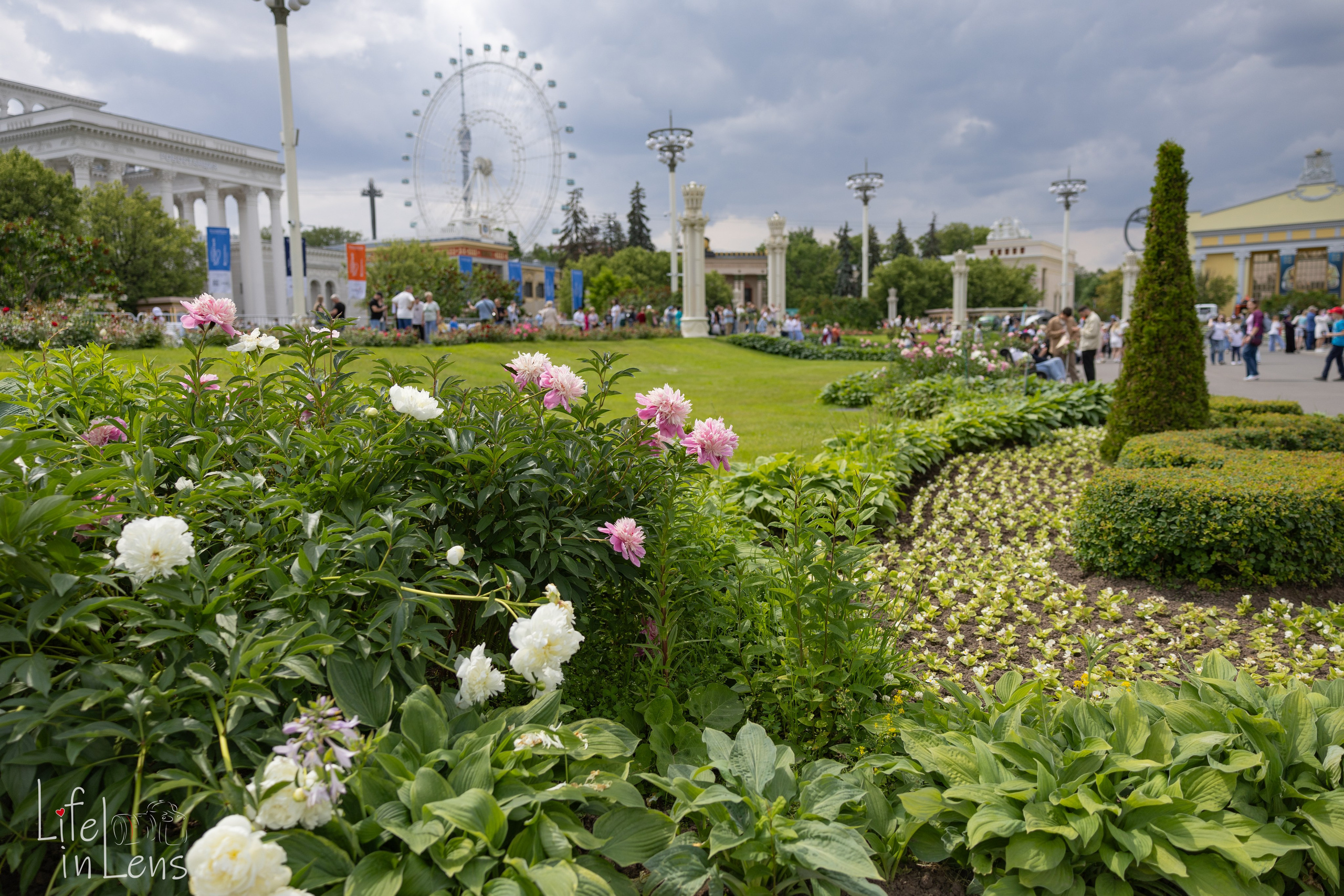 ВДНХ. День России. Фотограф, получающий удовольствие от своей работы