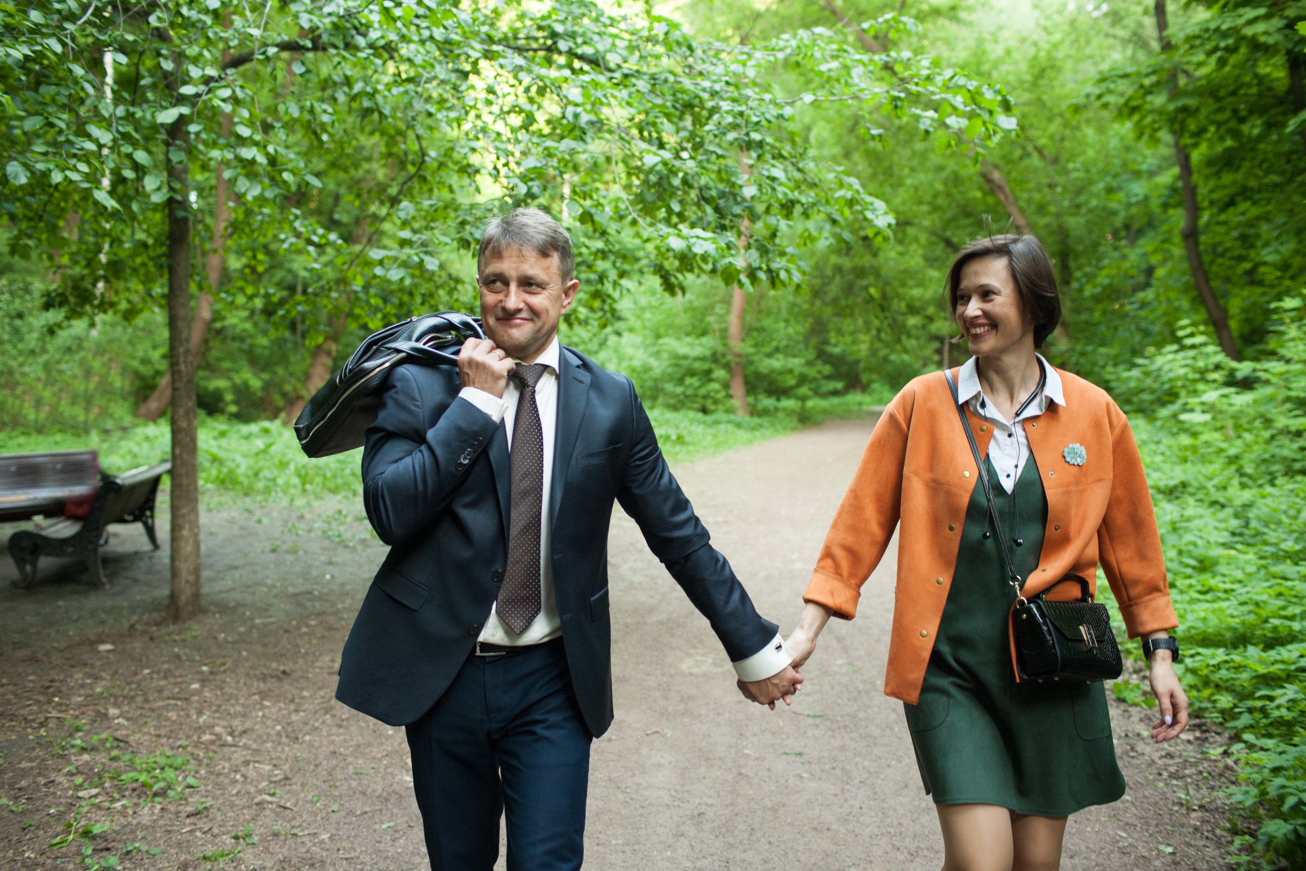 Анна и Сергей Нескучный сад. Фотограф в Москве Валентина Иванова