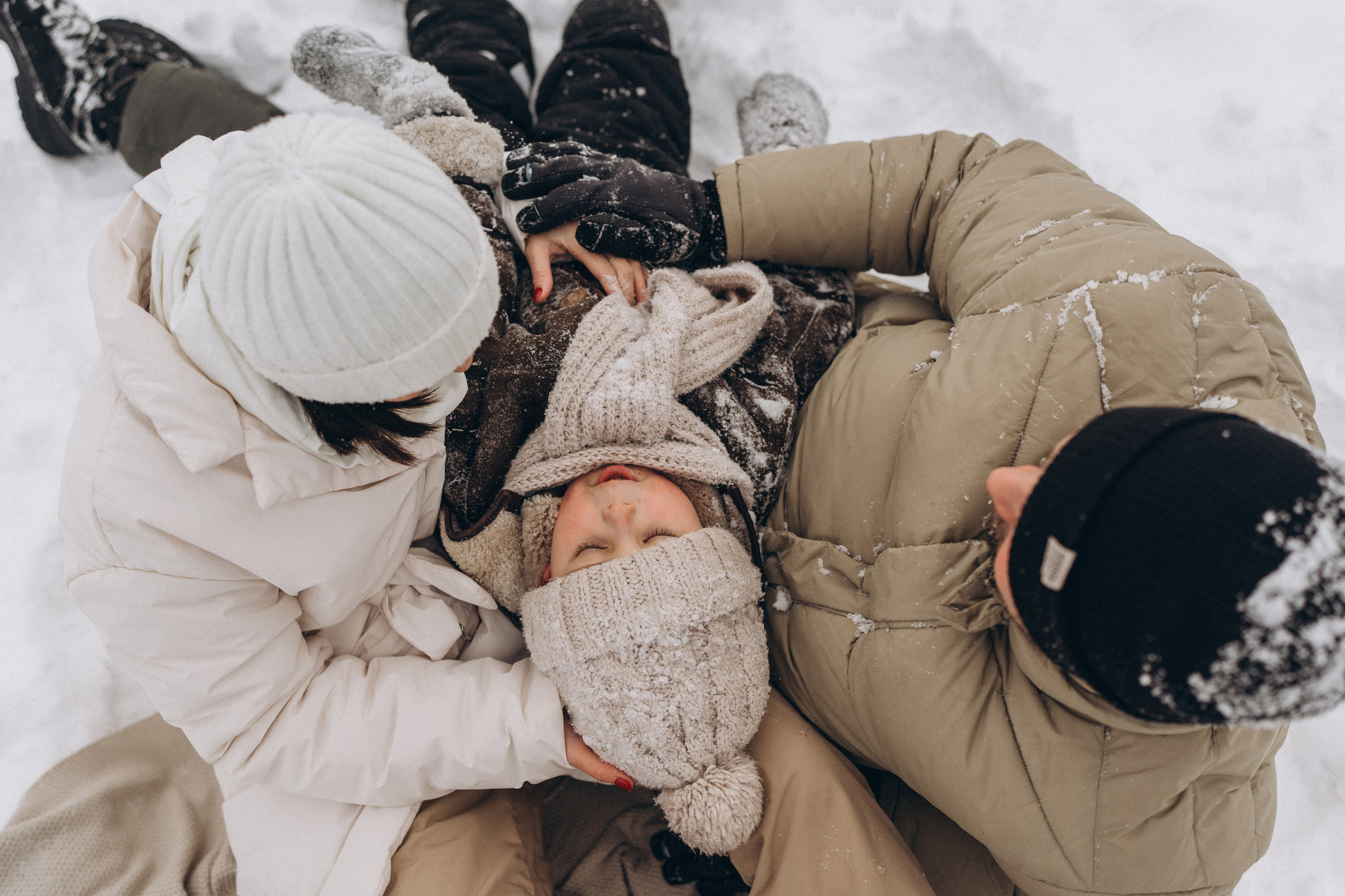 Зимняя семейная фотосессия. Детский, семейный и ньюборн фотограф в Москве Юлия Шуарт