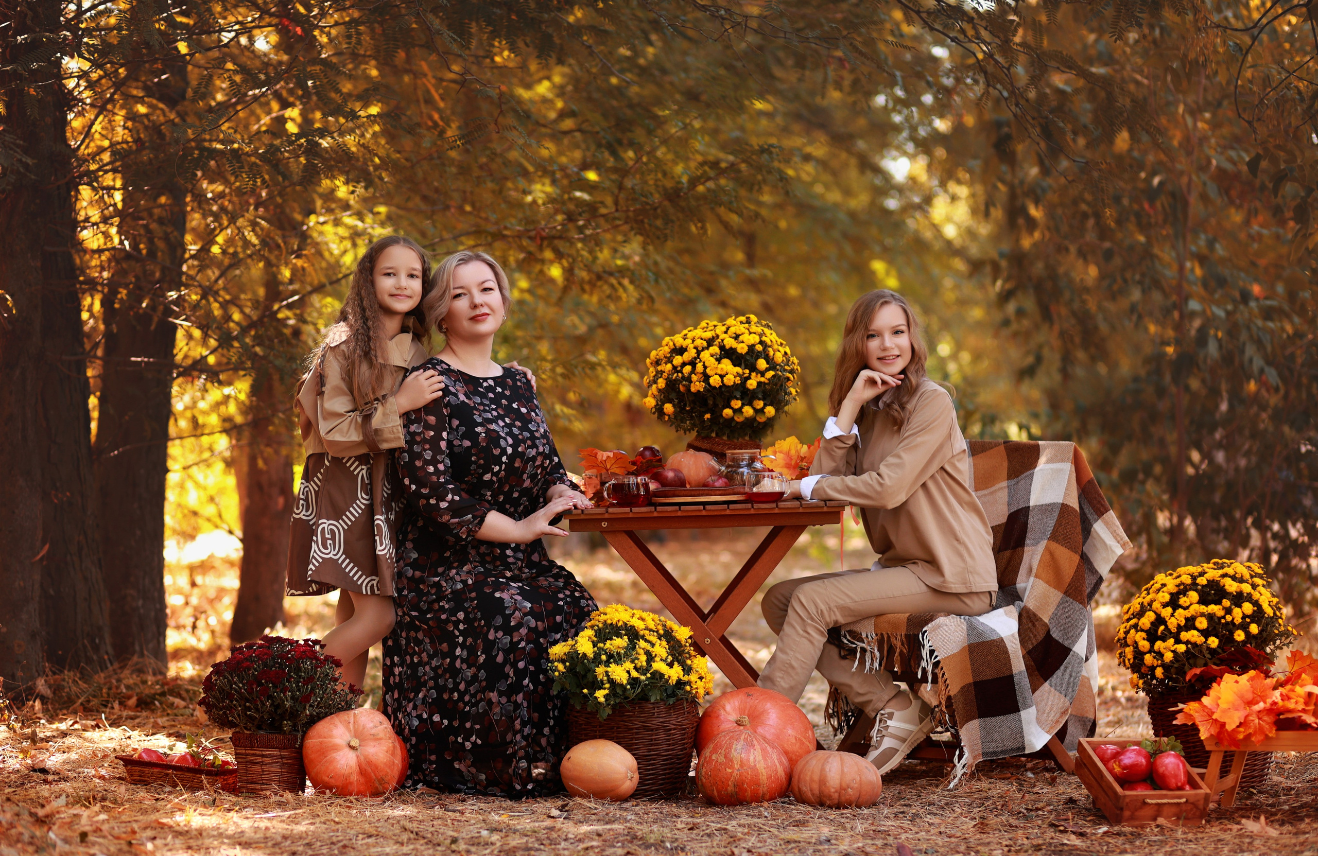 Пикник в парке. Детский семейный фотограф Краснодар