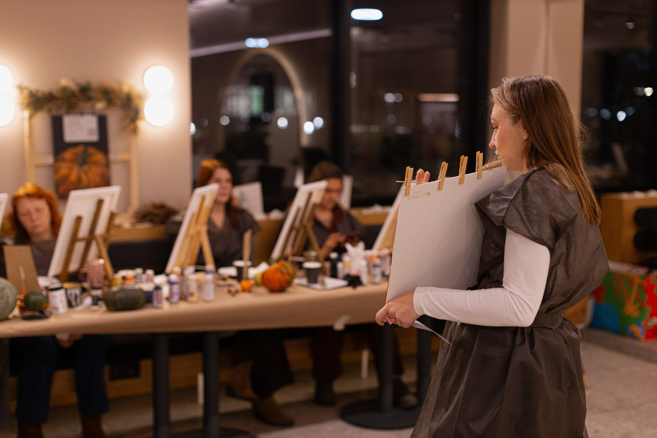 МК Тыква в кафе Здрасте. Анастасия Ракчеева Художник