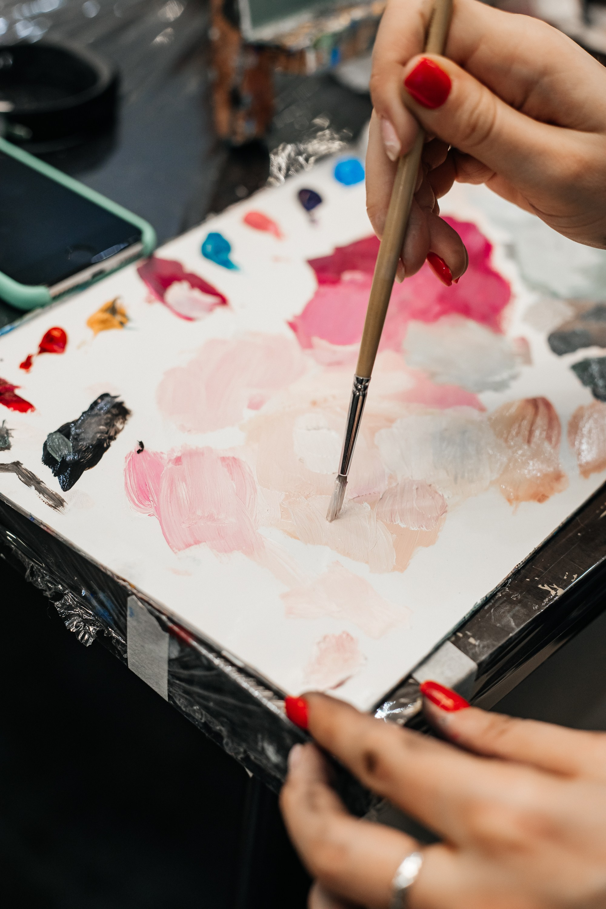 Artista. Мастер-класс по живописи. Семейный фотограф в Санкт-Петербурге Ева Маркова