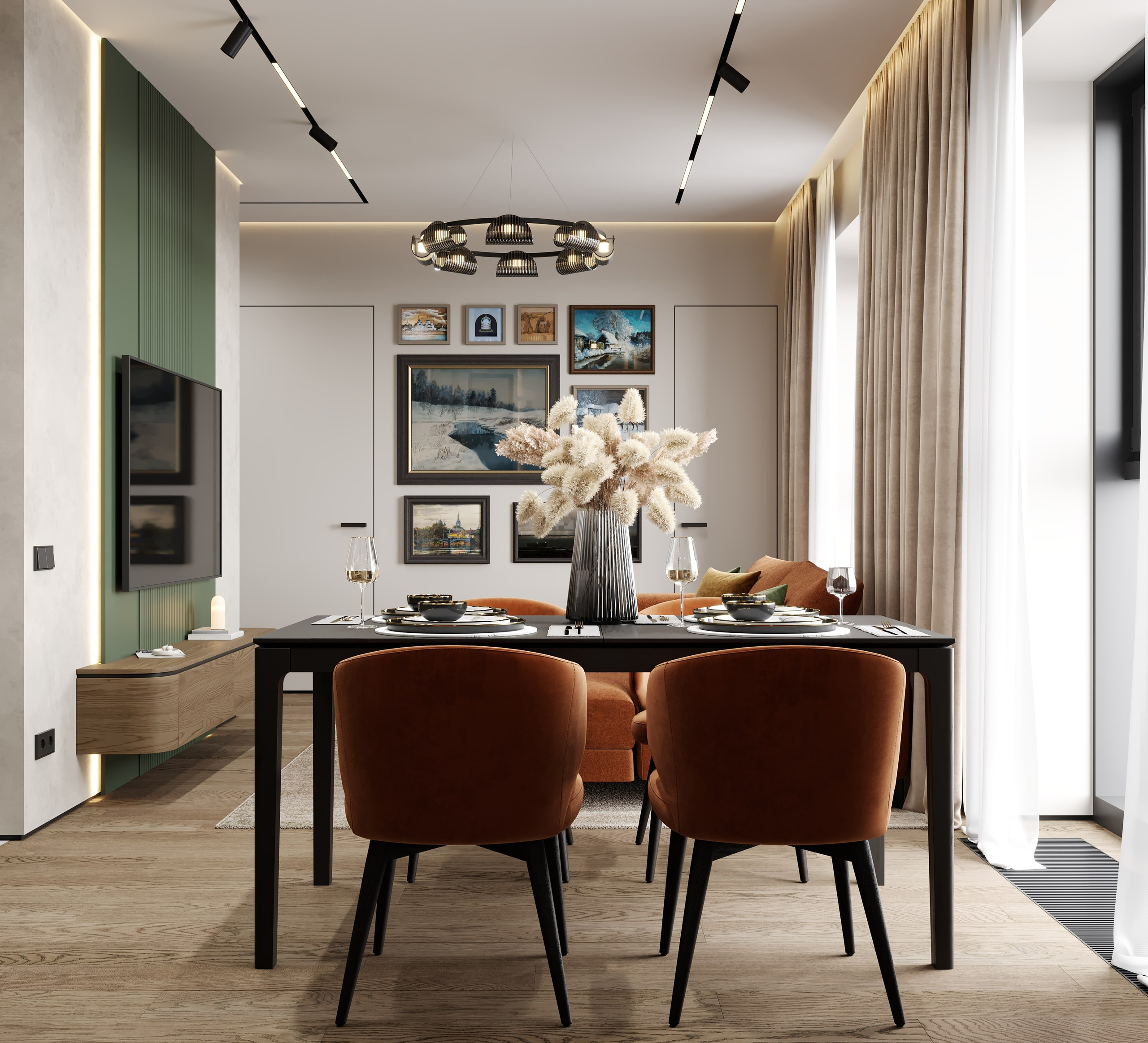 ОЗЕРНАЯ. Дизайн-бюро GOHOUSE в Москве