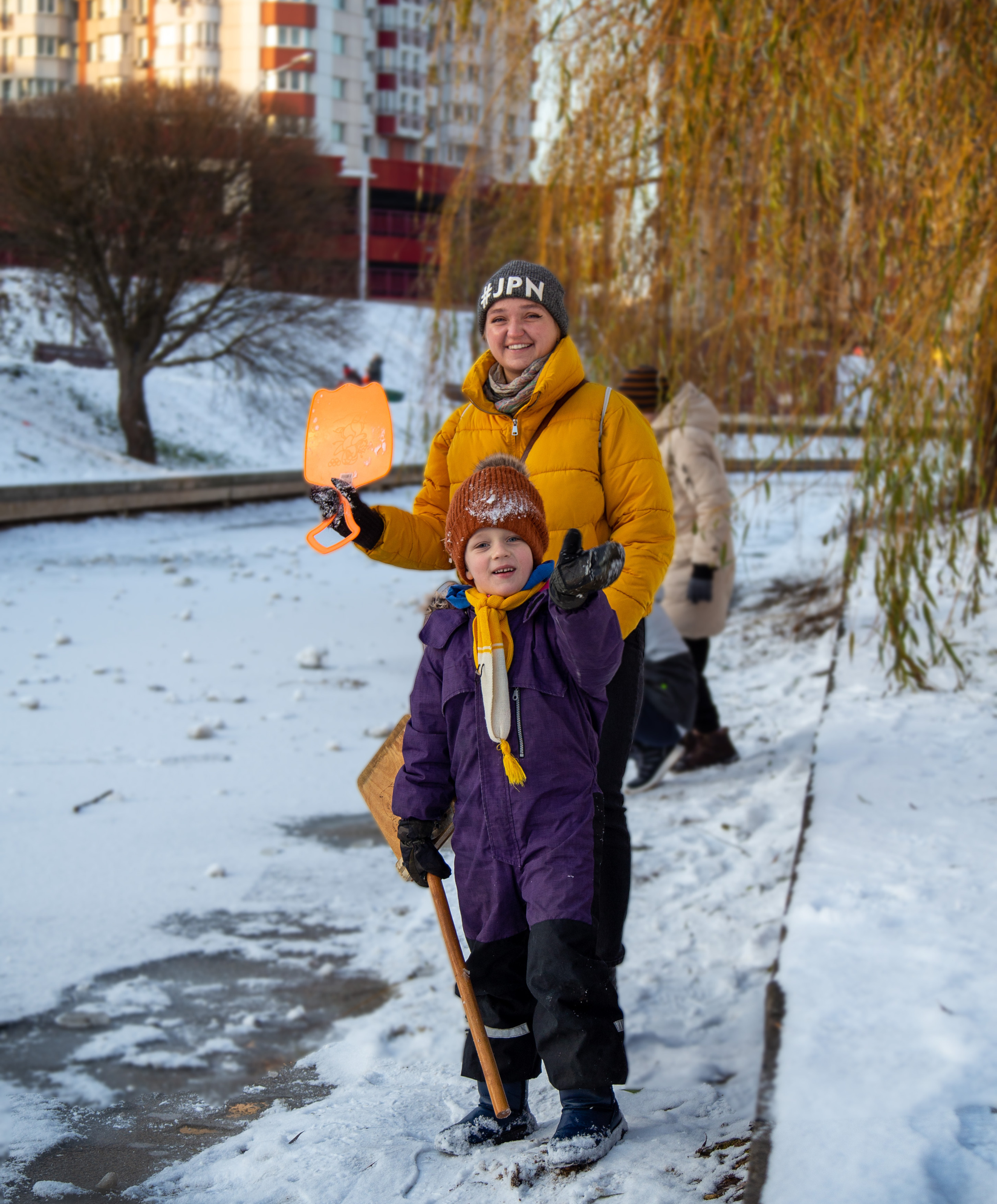 Зимняя фотосессия прогулка. Фотограф в Минске Екатерина Тузова