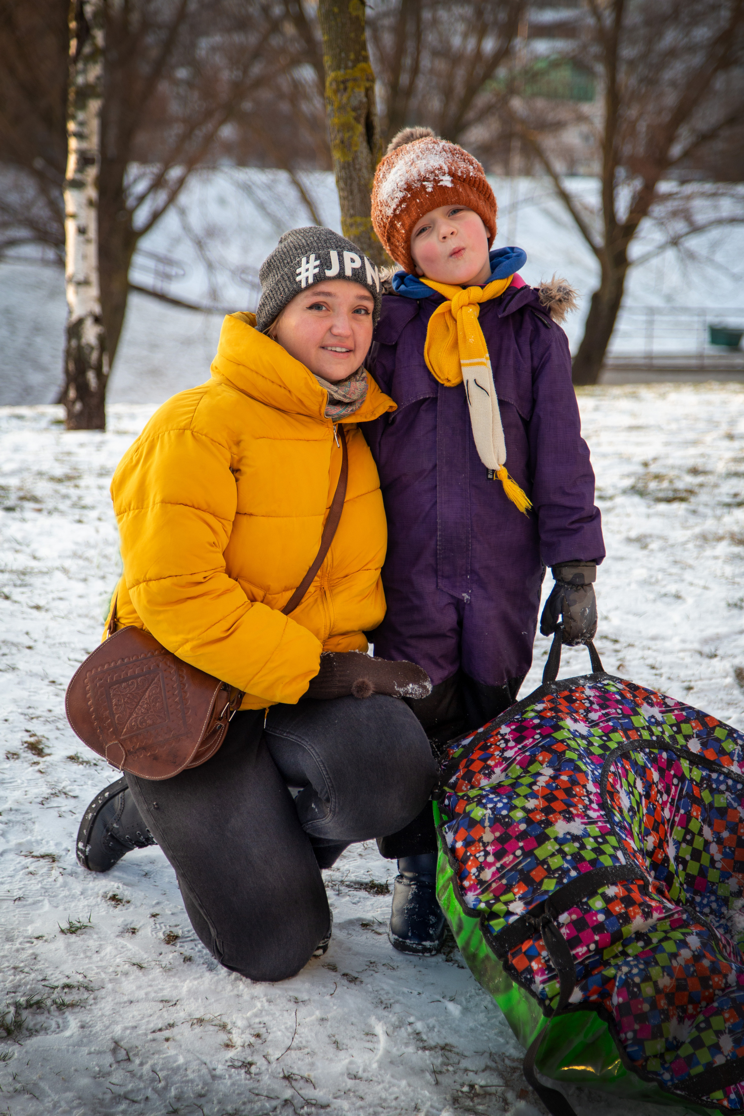 Зимняя фотосессия прогулка. Фотограф в Минске Екатерина Тузова