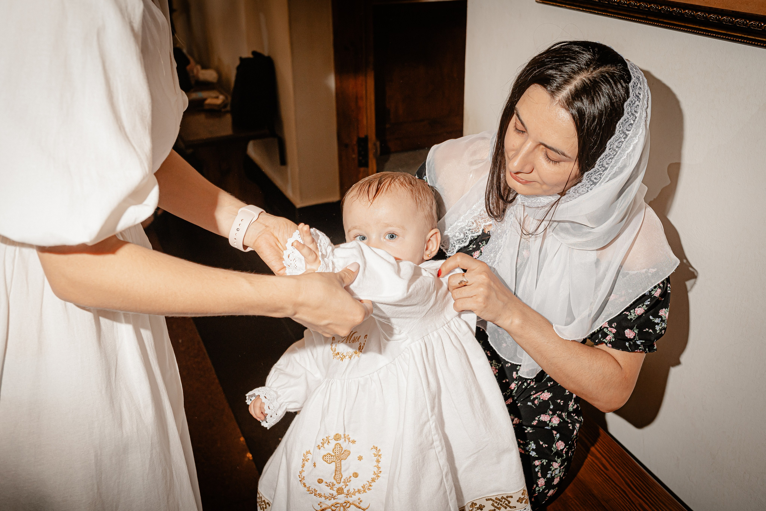 Крещение. Посёлок М. Горький. Свято — Пантелеимоновский храм. Свадебный фотограф Кропоткин Краснодар