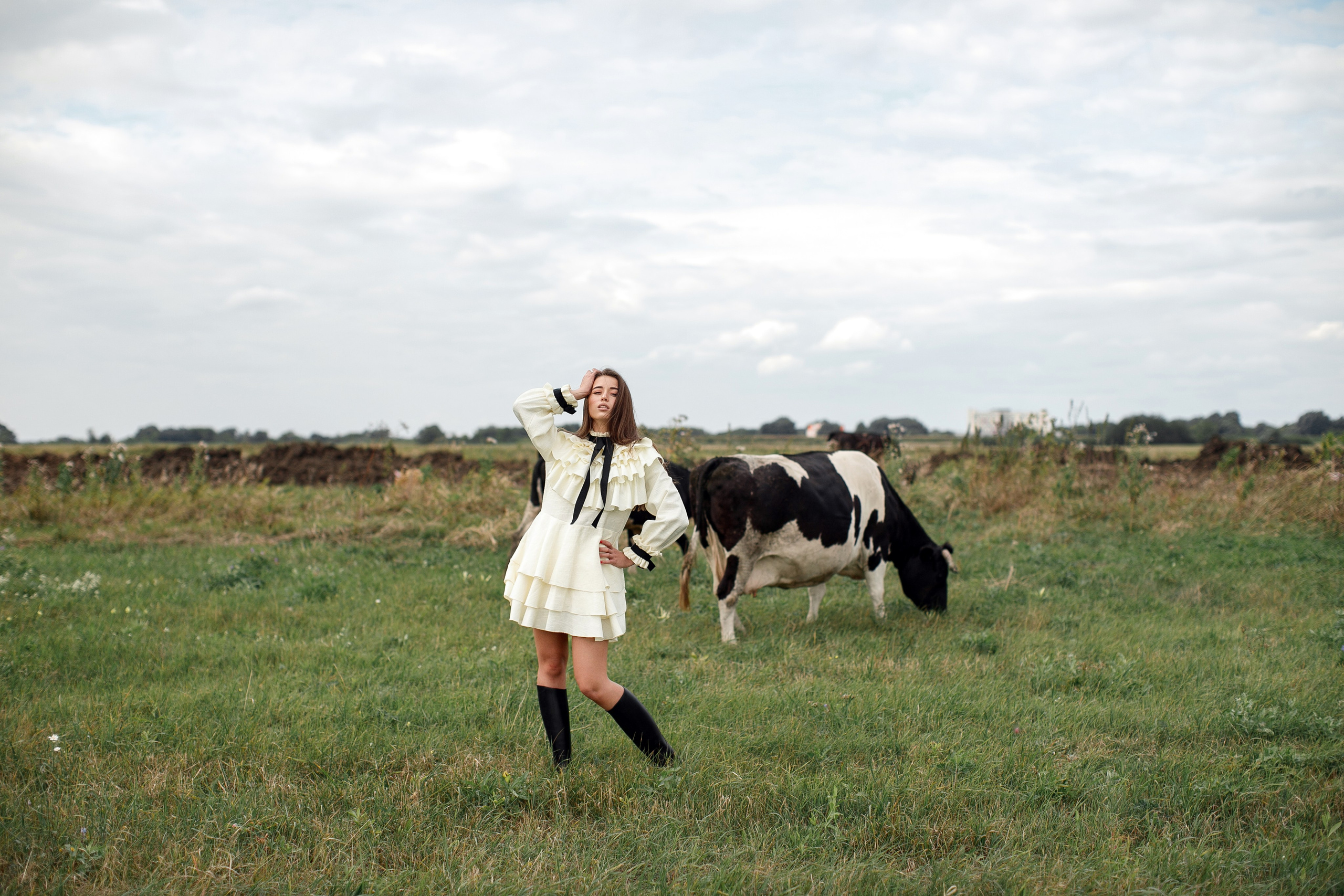 Фотосессия Полины у маяка. Свадебный фотограф Москва