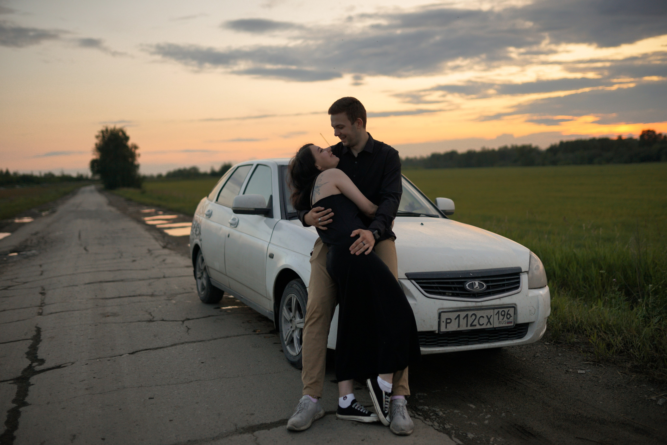 Поздний закат