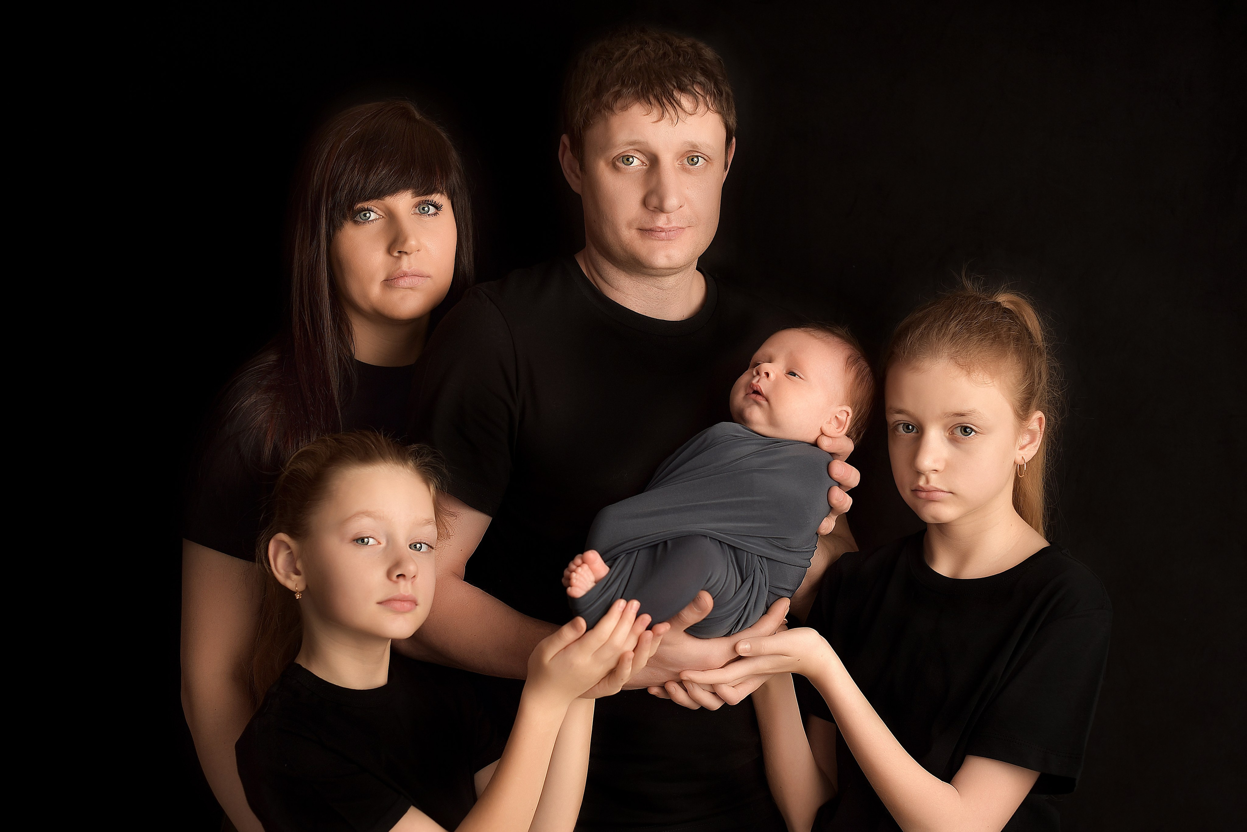 Кадры с родителями. Елена Комиссарова-фотограф новорожденных в г. Иваново