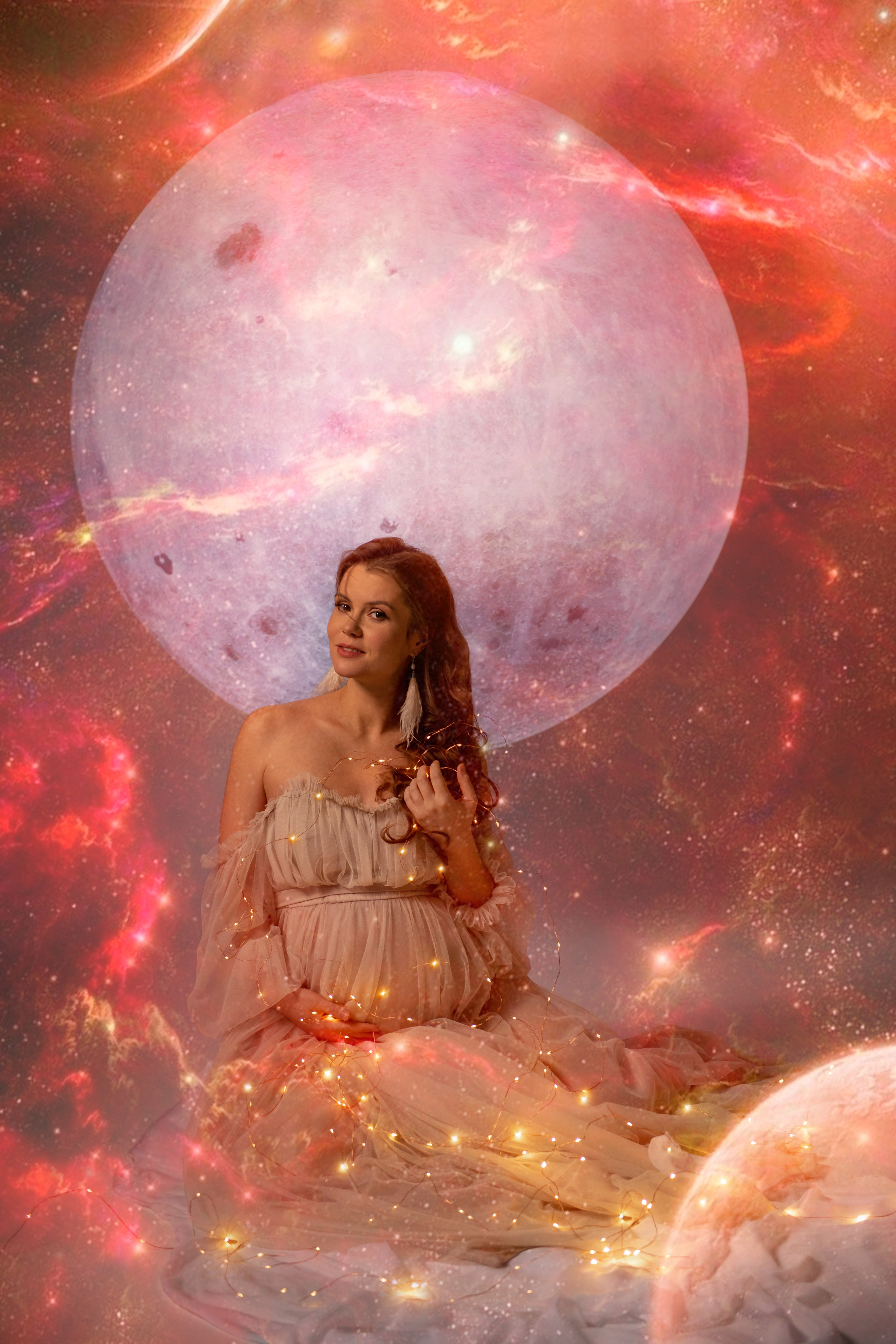 Креативная съемка для Оли. Фотосессия беременности — Крылова Натали — Москва