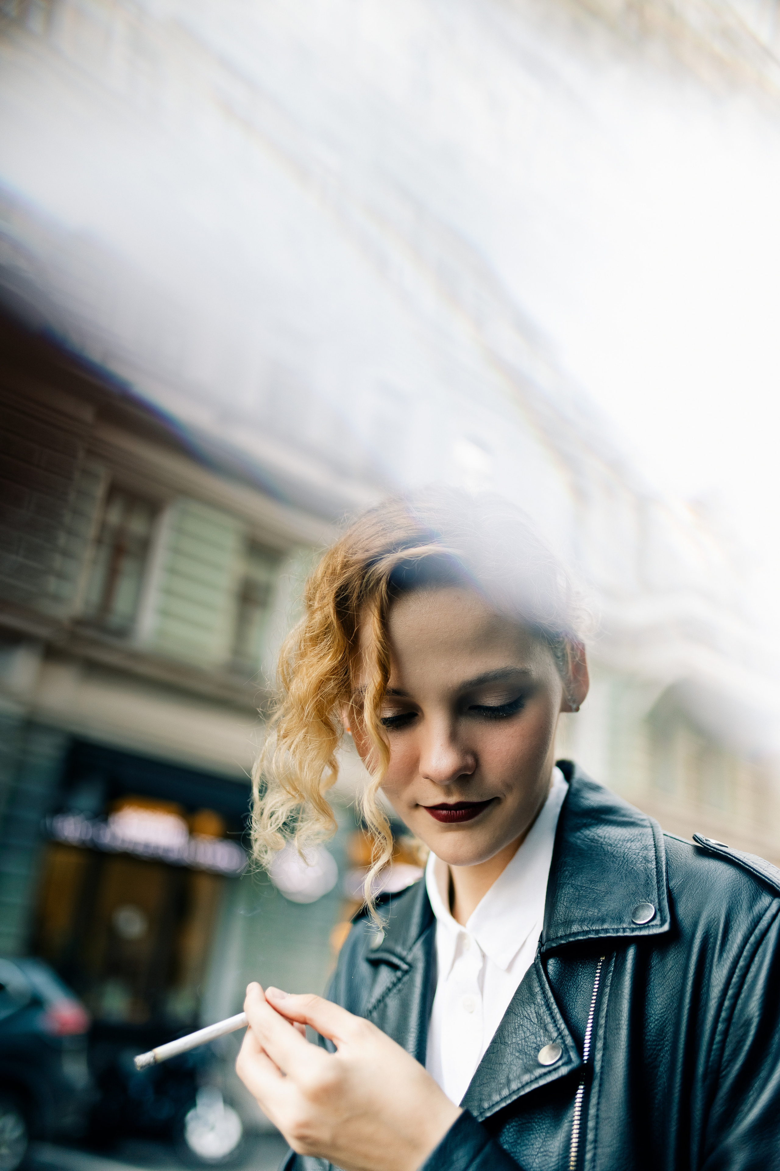 женский портрет фотосессия фотосъёмка на улице в москве