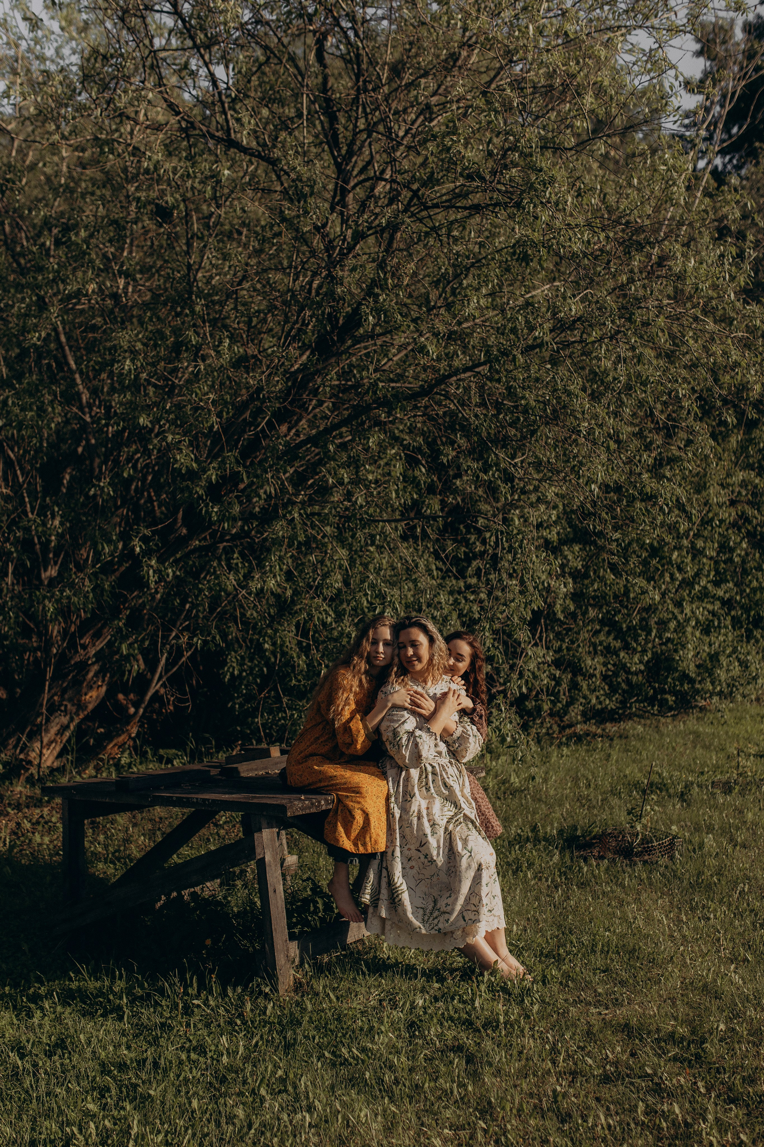 Настя с Дарьей и Ульяной. Семейный фотограф lifestyle в Новосибирске Елена Шпилевая