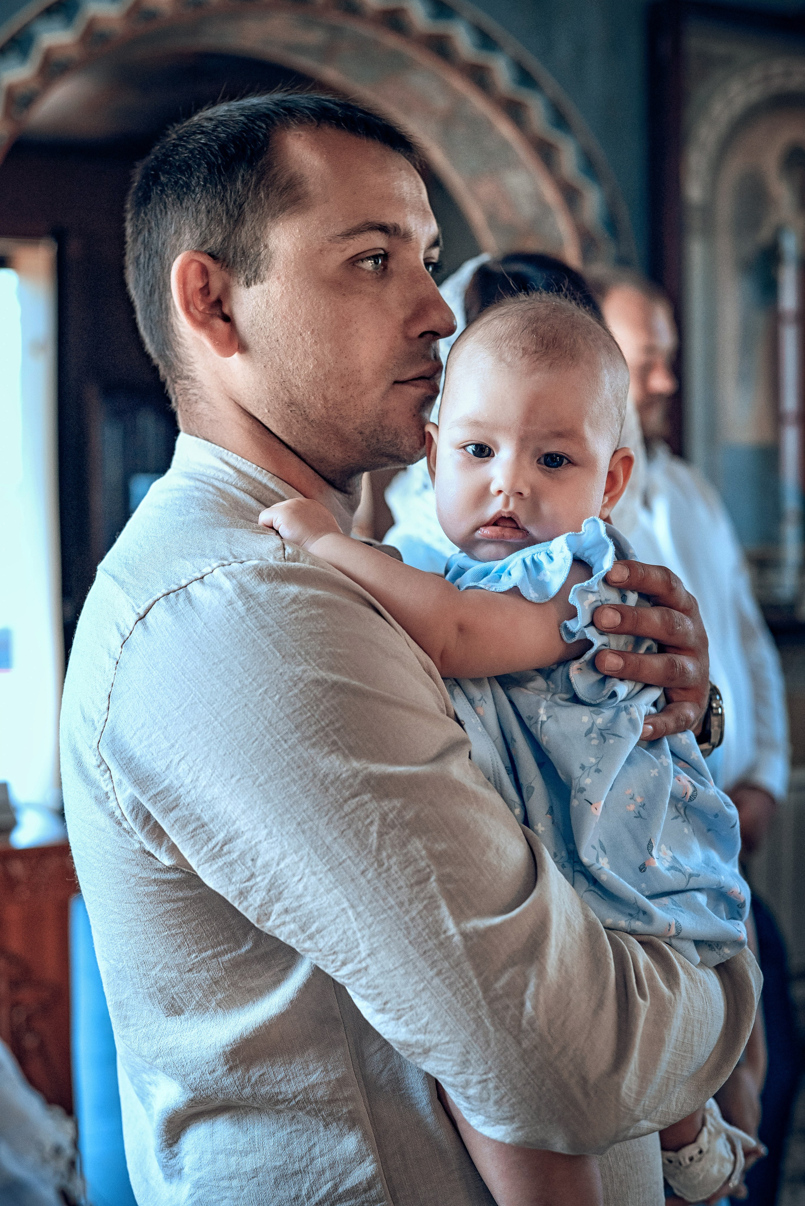 Съемка таинства крещения в Красноярске. Фотографы крещения/венчания  Красноярск Татьяна и Вячеслав Переваловы