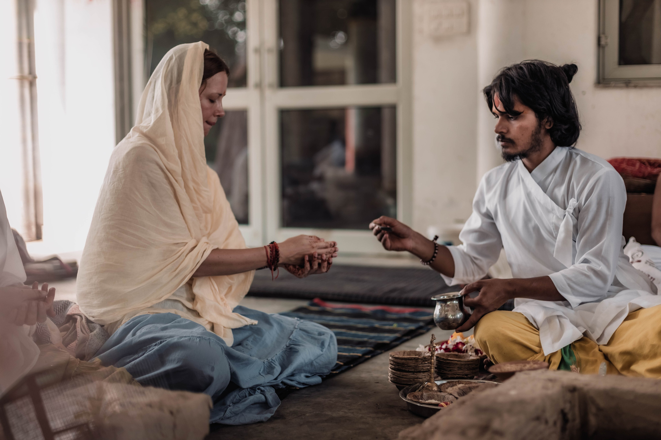 Pitri Paksha yagyas & poojas Devraha Baba ji ashram. Mariam Bagdasaryan