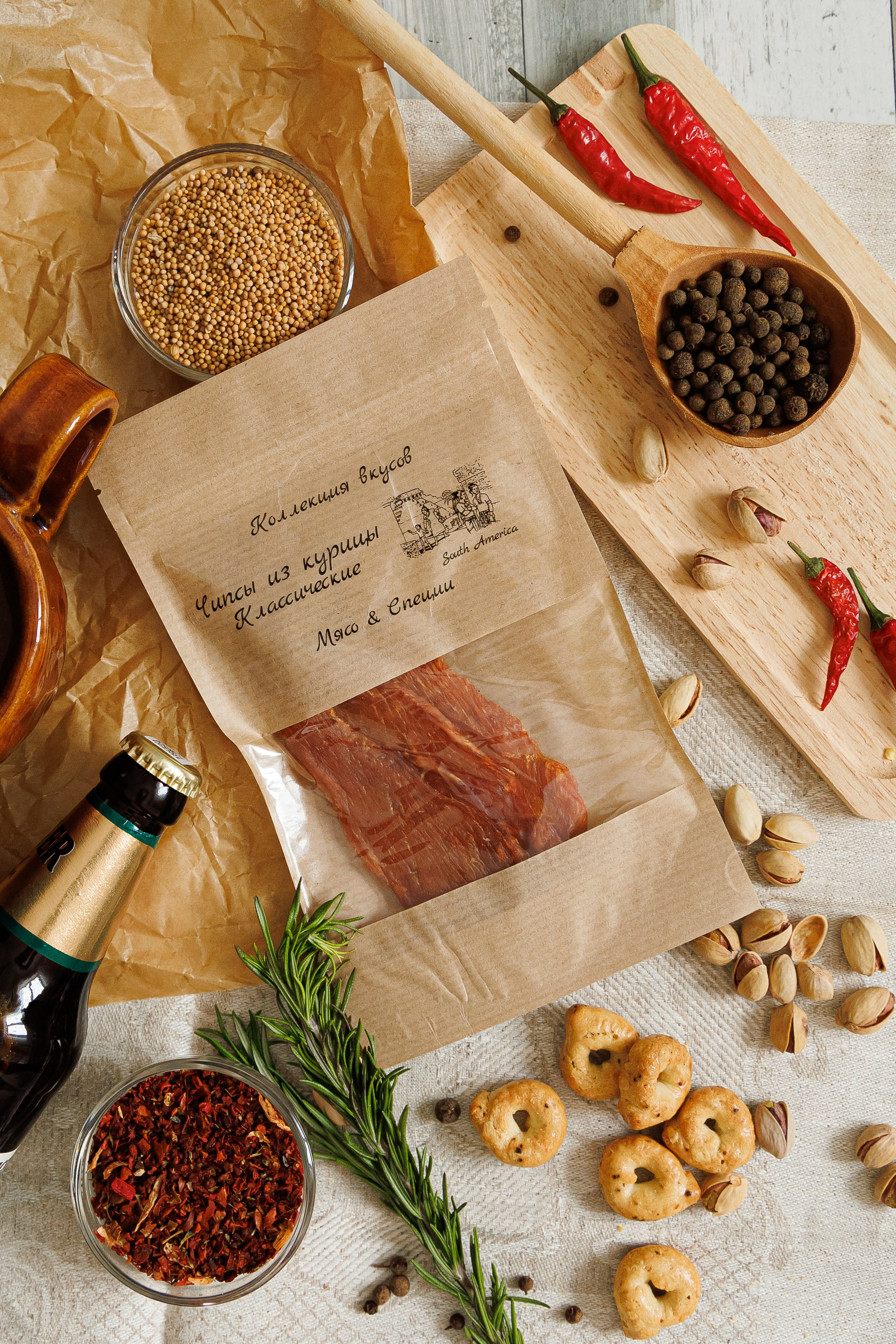 Фуд-съёмка для магазина мясных чипсов. Интерьерный, предметный фуд-фотограф в Нижнем Новгороде Наталья Латыпова