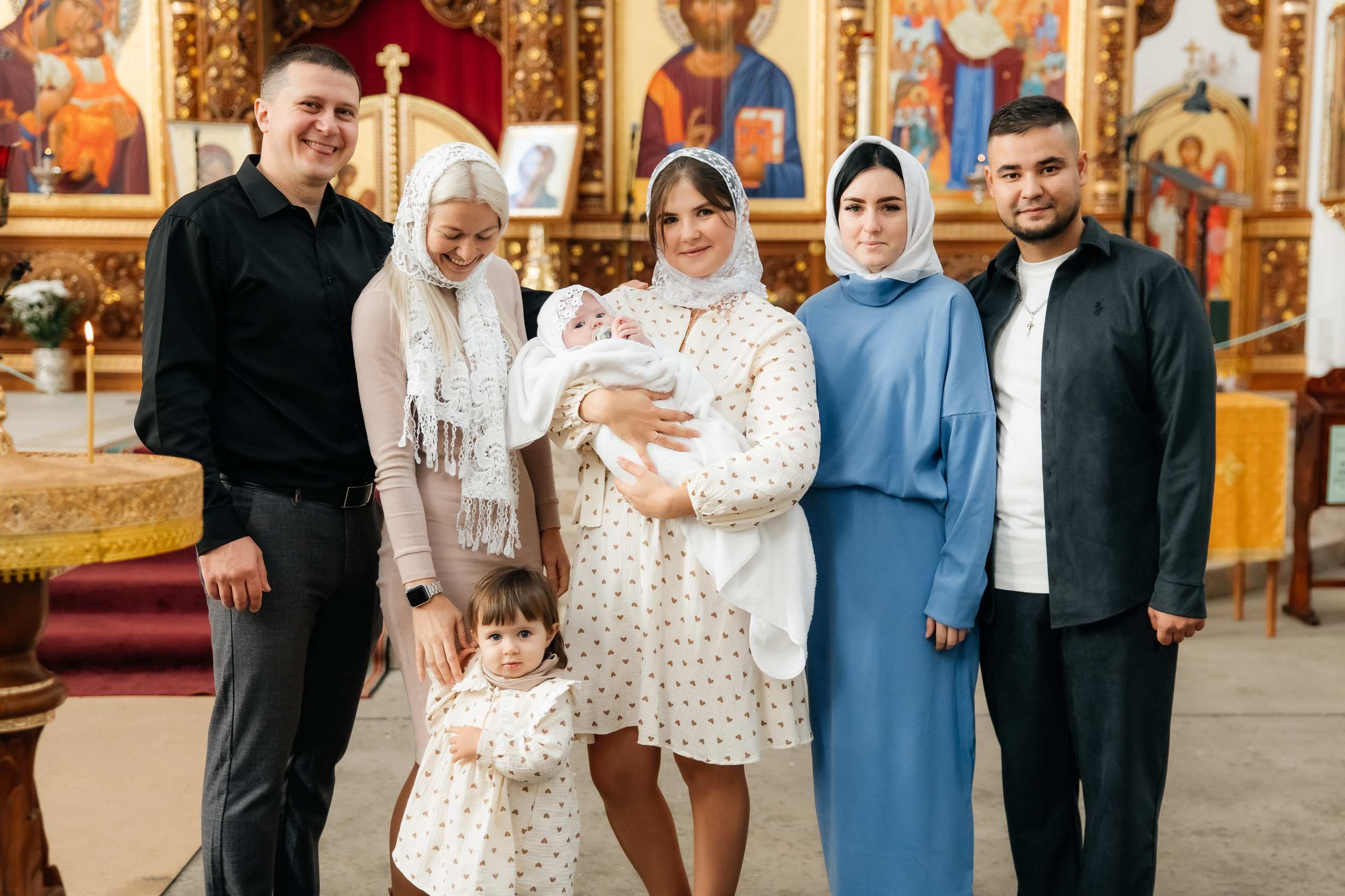 Крещение Мирославы. Храм иконы Божьей Матери «Всех скорбящих Радость». Фотограф ВИКА МЕДУЗА