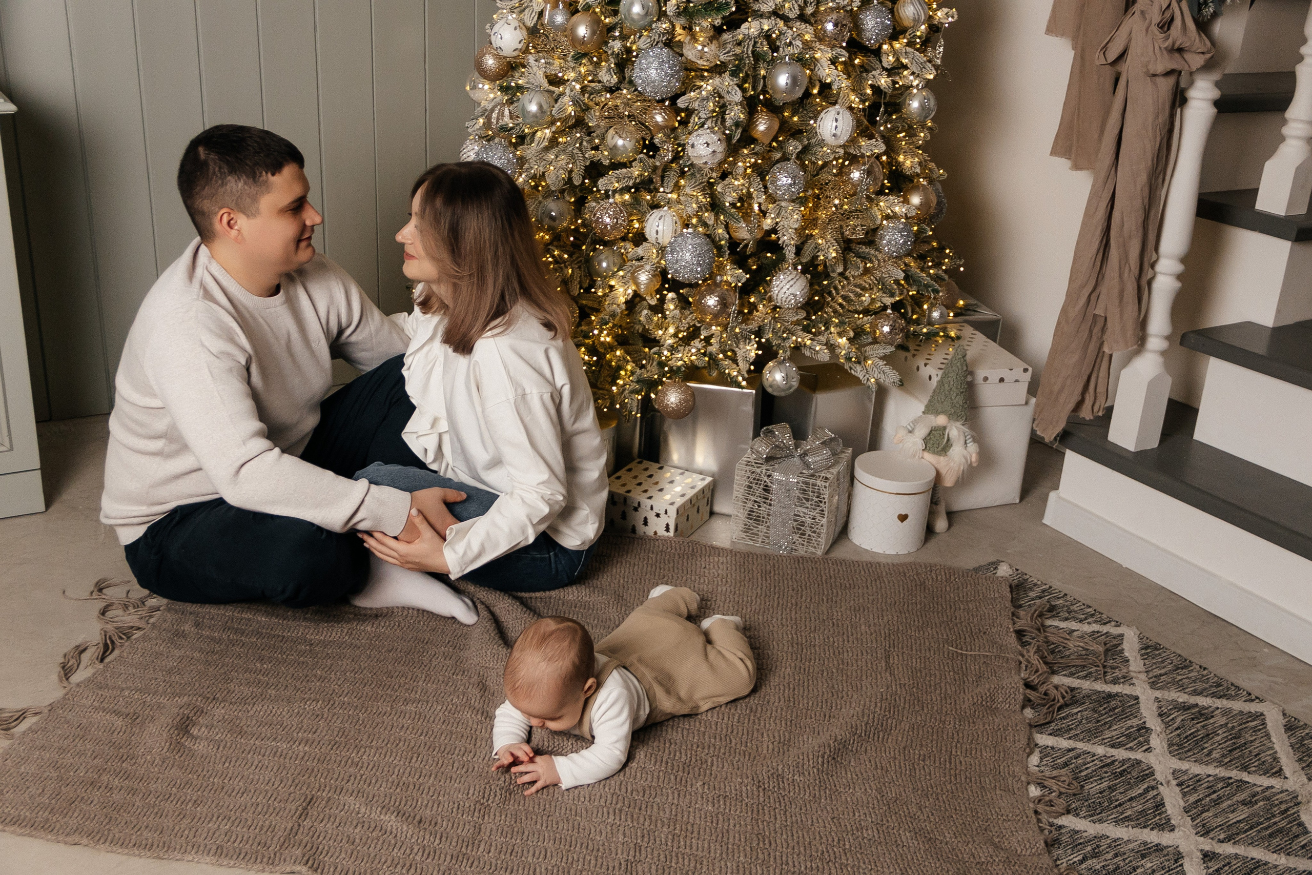 Настя, Вася и Миша (новогодняя). Свадебный и Семейный фотограф Свекрова Ольга