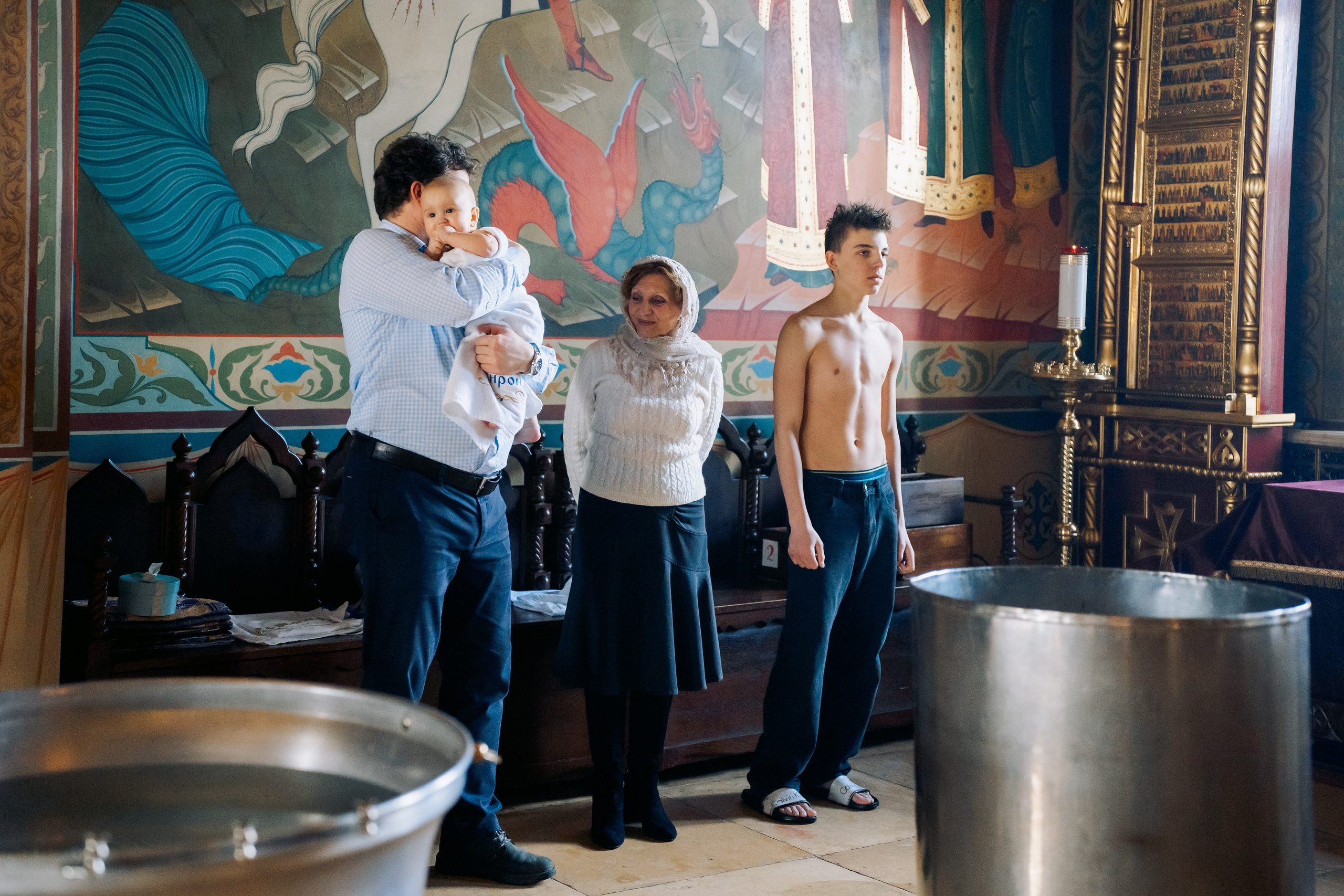 Крещение Мирона. Фотограф Казакова Анастасия