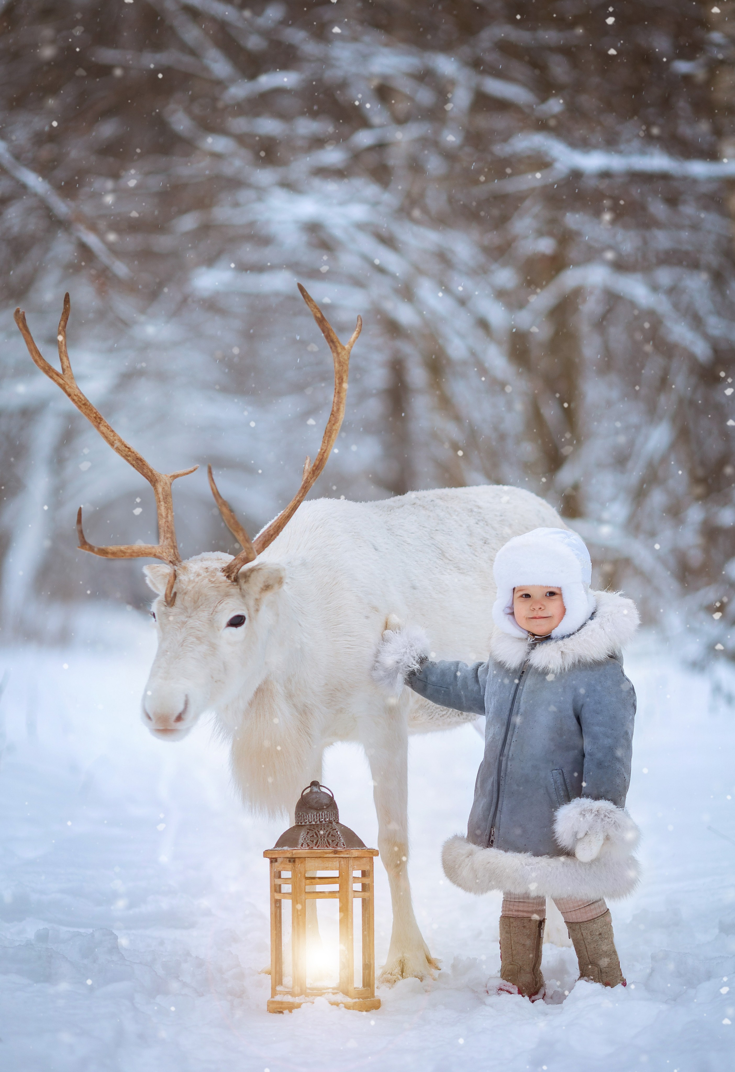 Фотосессии с оленями. Фотограф Лия Милк | Москва, Подмосковье