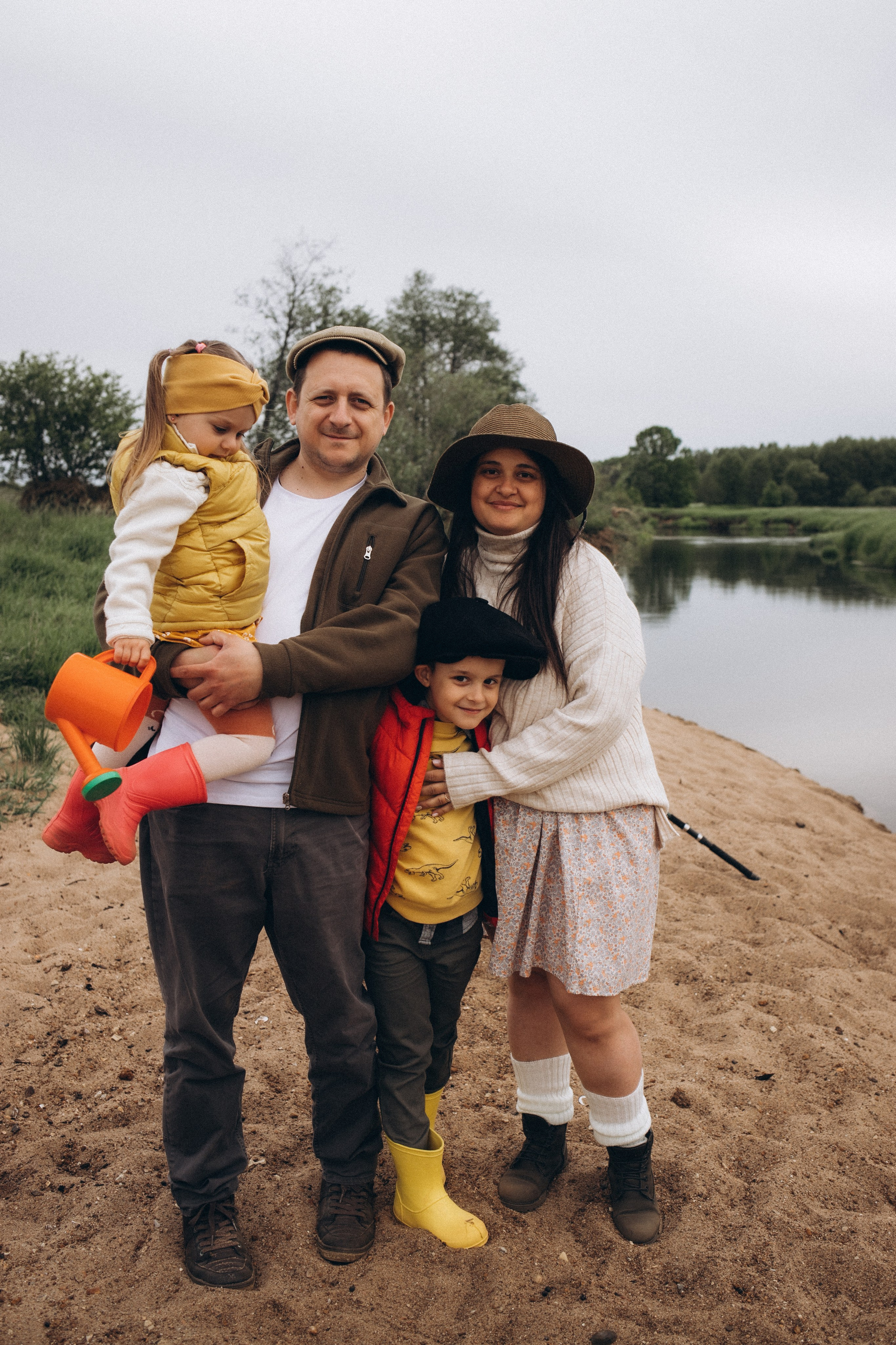 Вася, Юля, Сева и Полинка. Семейный и свадебный фотограф Анна Кожокарь