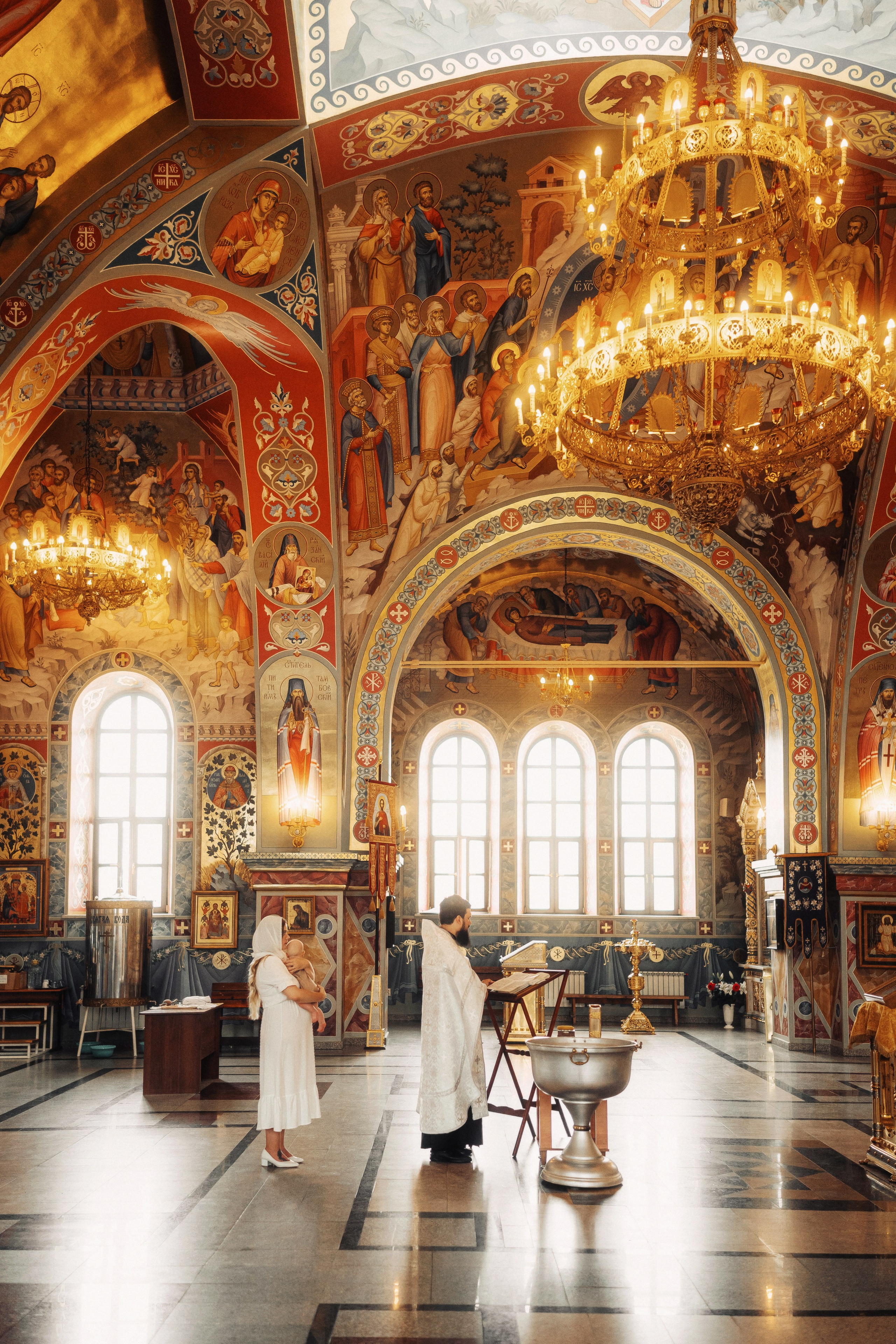 Крещение в храме Всецарица. Свадебный и репортажный фотограф в Воронеже Роман Янко
