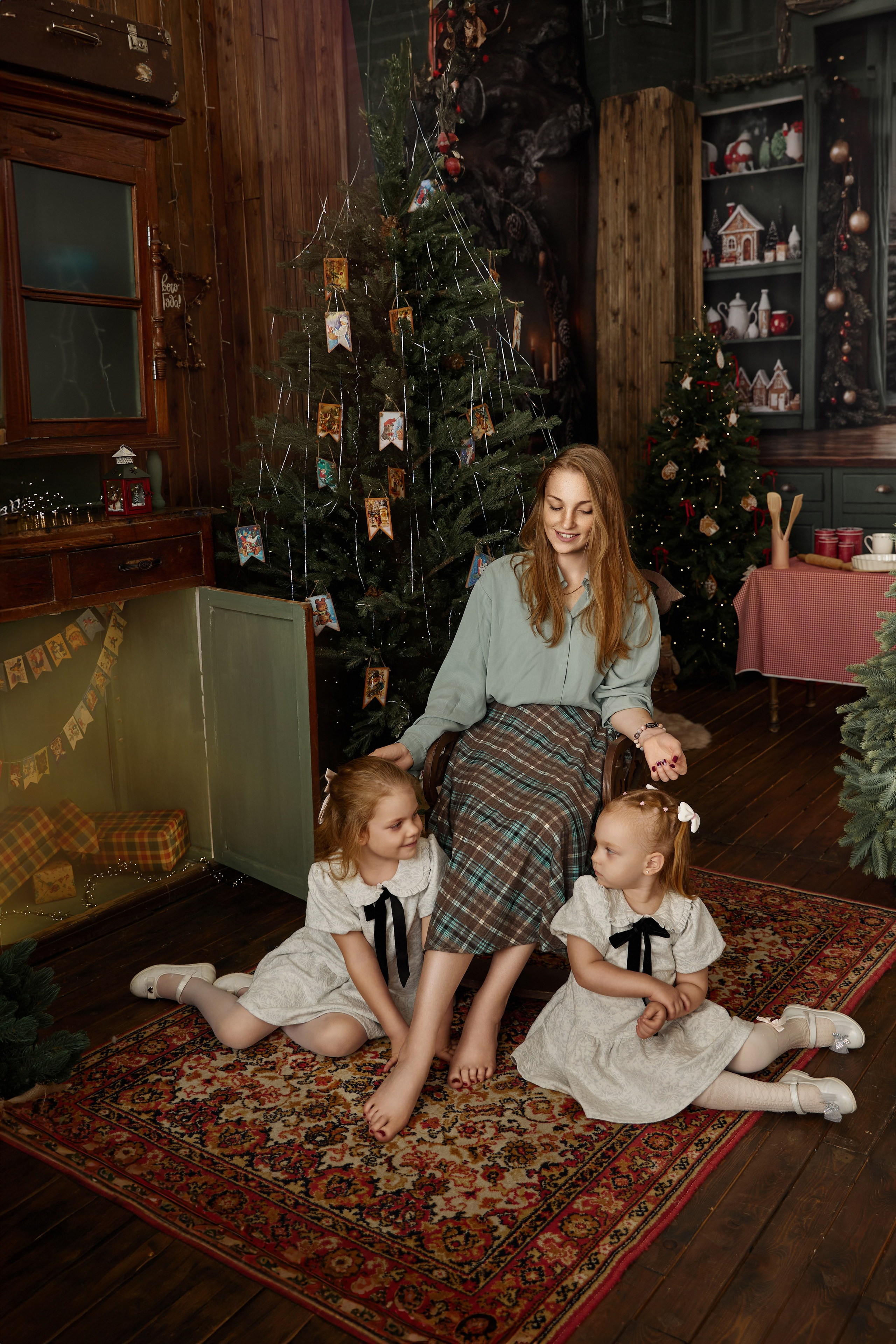 Новогодние фотосессии. Фотограф женского портрета, беременности и материнства Харькова Елена