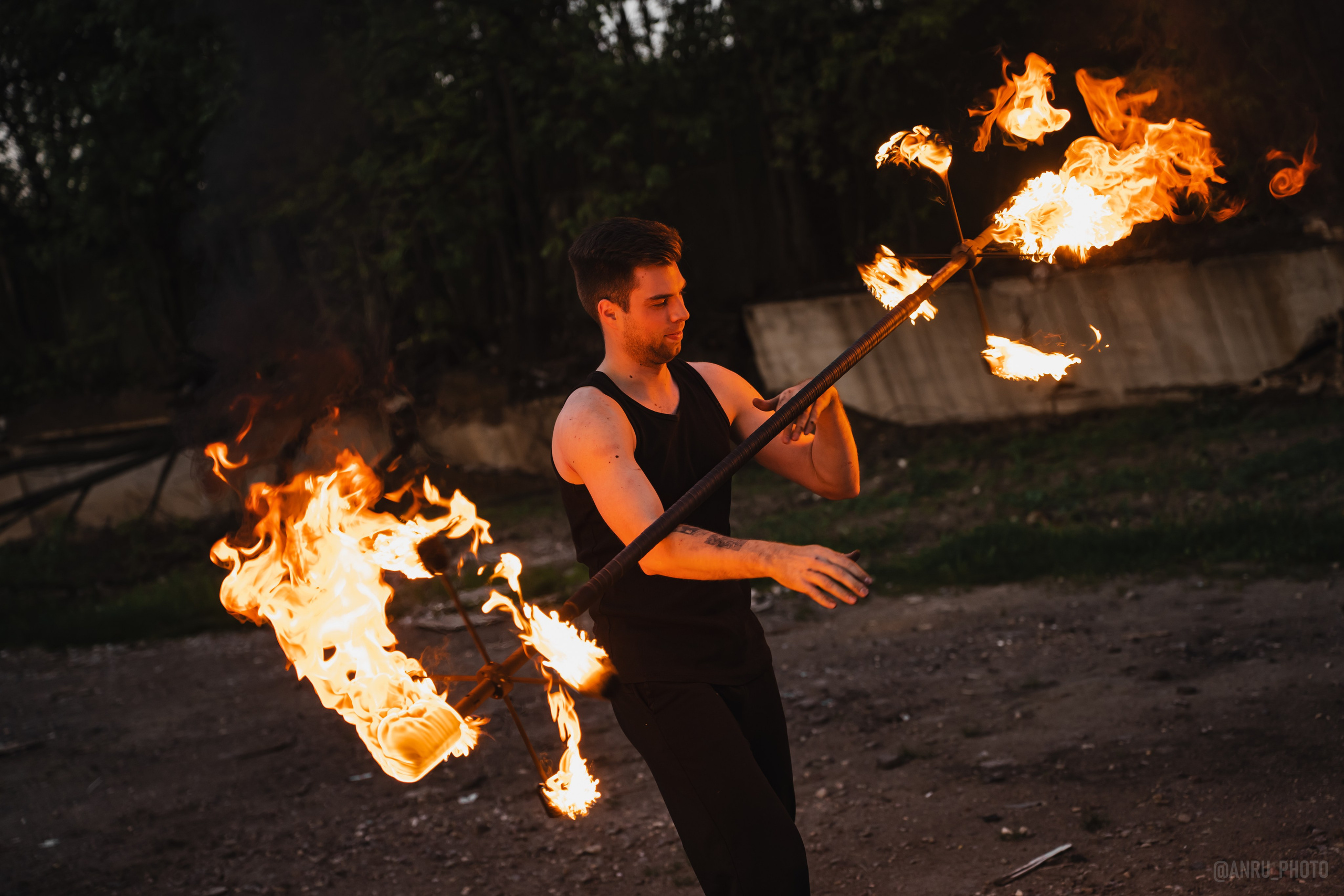 Огненная тренировка. Репортажный фотограф Анастасия Рубцова