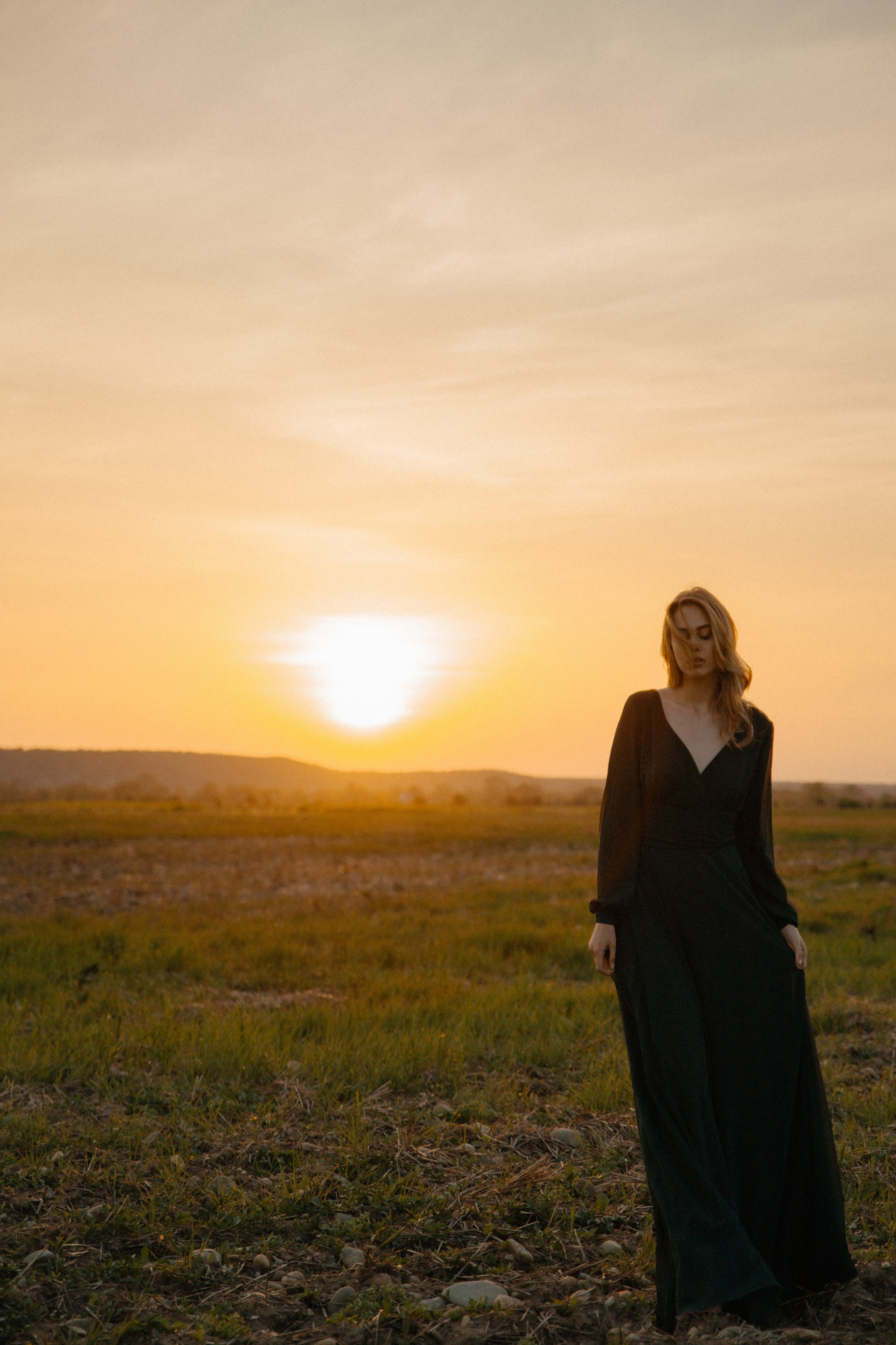 Екатерина, съемка в поле. Семейный и конный фотограф в Краснодарском крае и Адыгее
